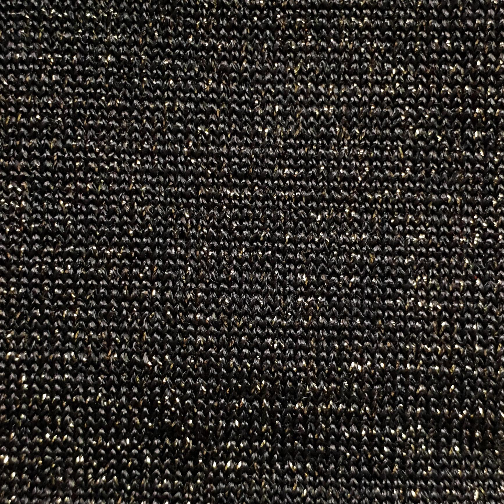Metallic Poly Span Fabric - FAB 1071 - 8.Charcoal