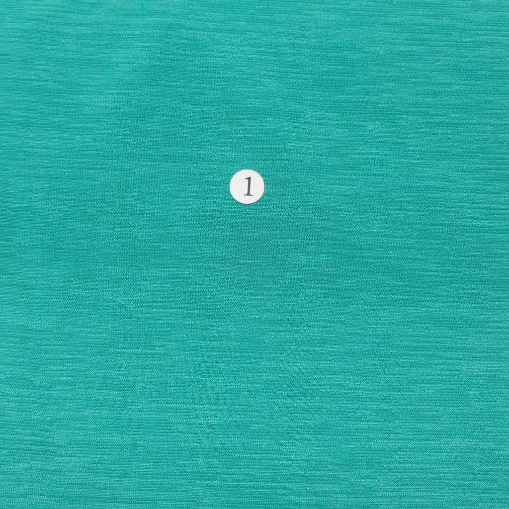 LNY Slub Poly Span Fabric-Turquoise