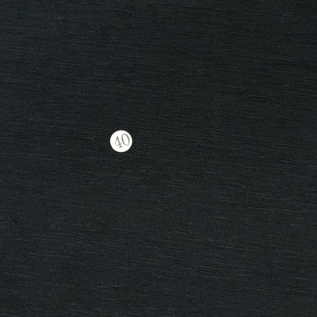 LNY Slub Poly Span Fabric - FAB 1074 - 40.Black