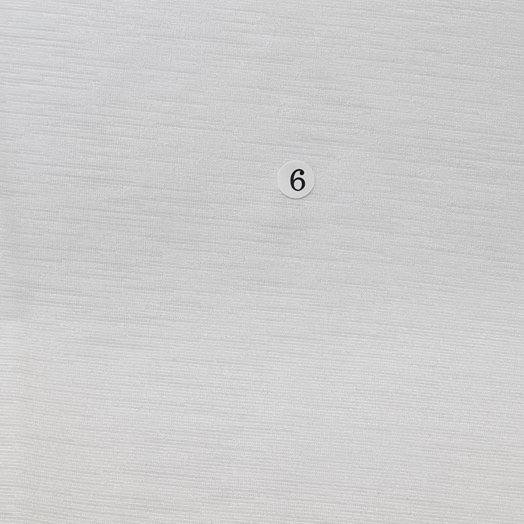 LNY Slub Poly Span Fabric - FAB 1074 - 6.White