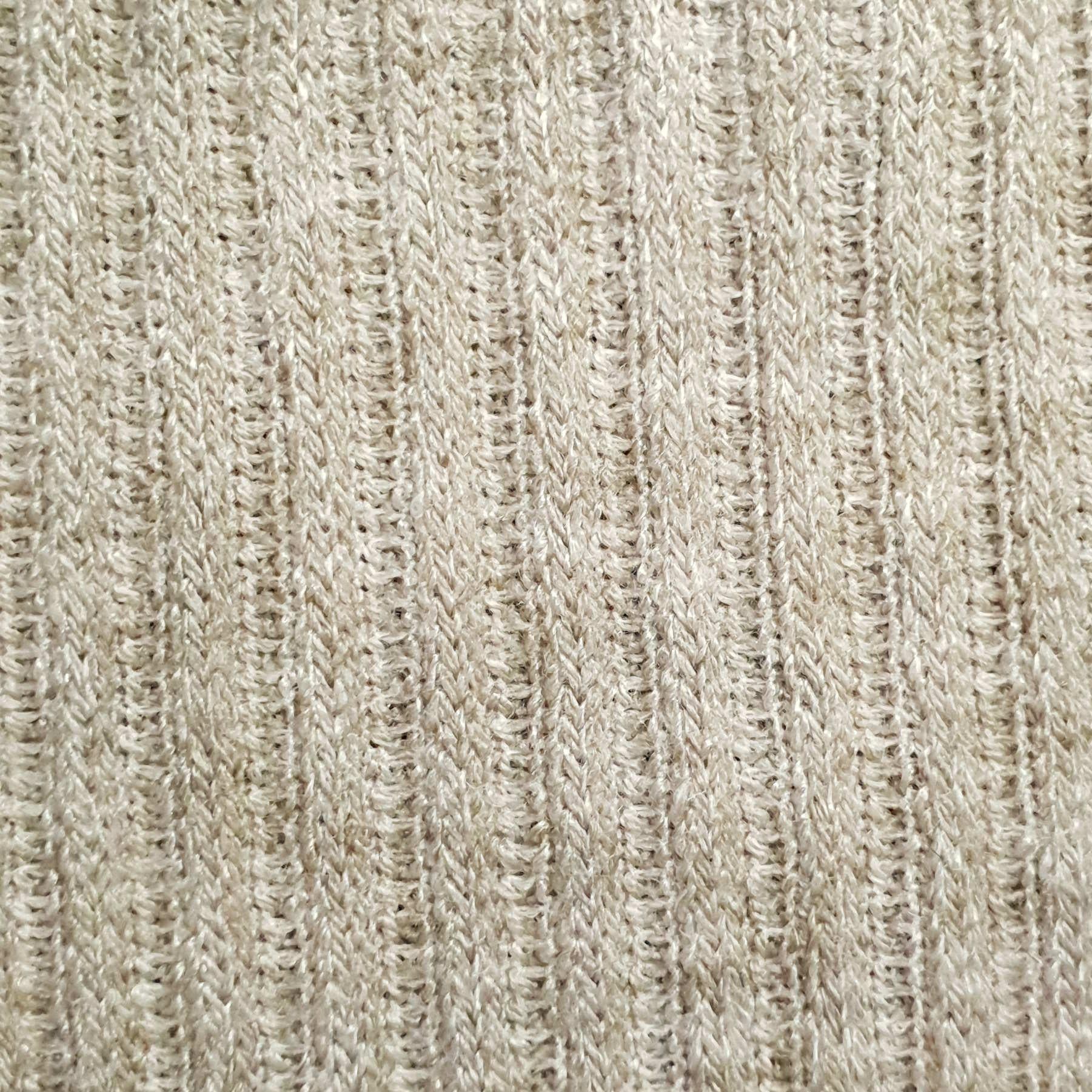 Rib Poly Rayon Fabric - FAB 1075 - 12.Oat