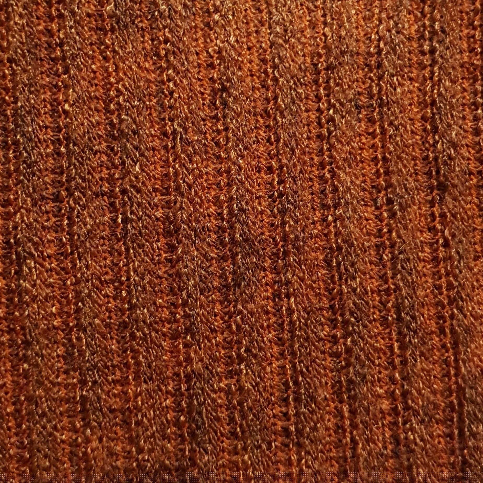 Rib Poly Rayon Fabric - FAB 1075 - 6.Brick