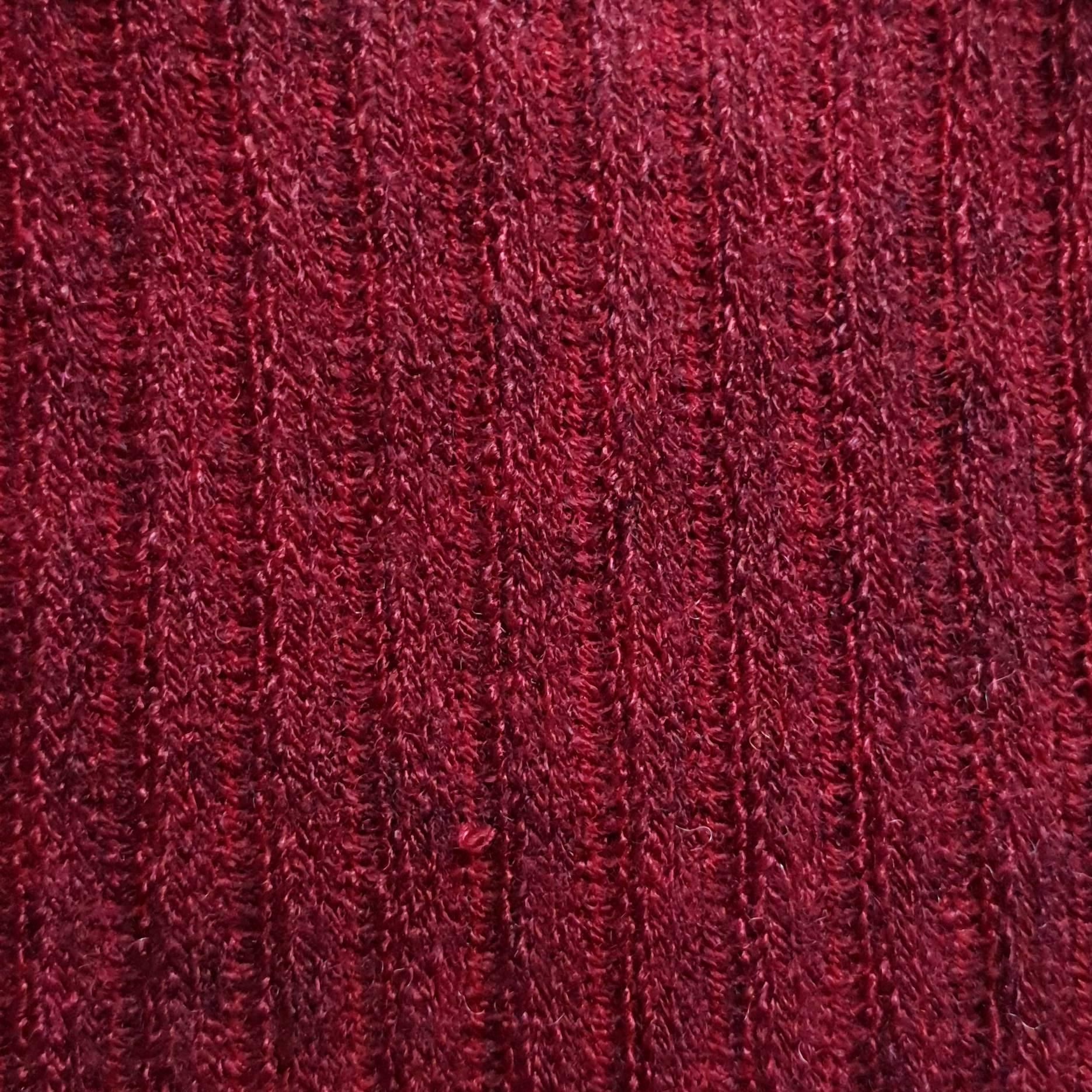 Rib Poly Rayon Fabric - FAB 1075 - 7.Ruby