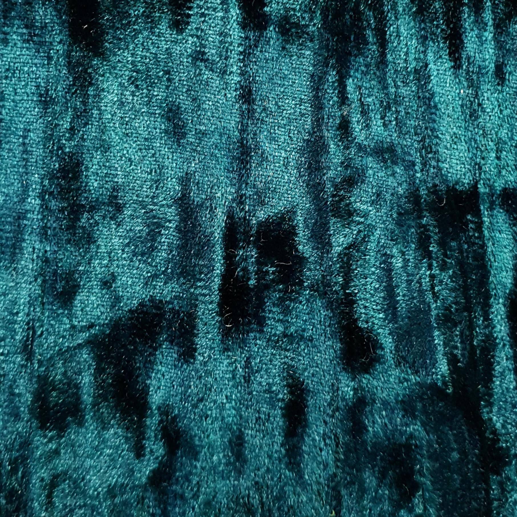 1.Beige-5.Turquoise-3.Pink-4.Purple-2.Silver - Crinkle Velvet Fabric - FAB 1095