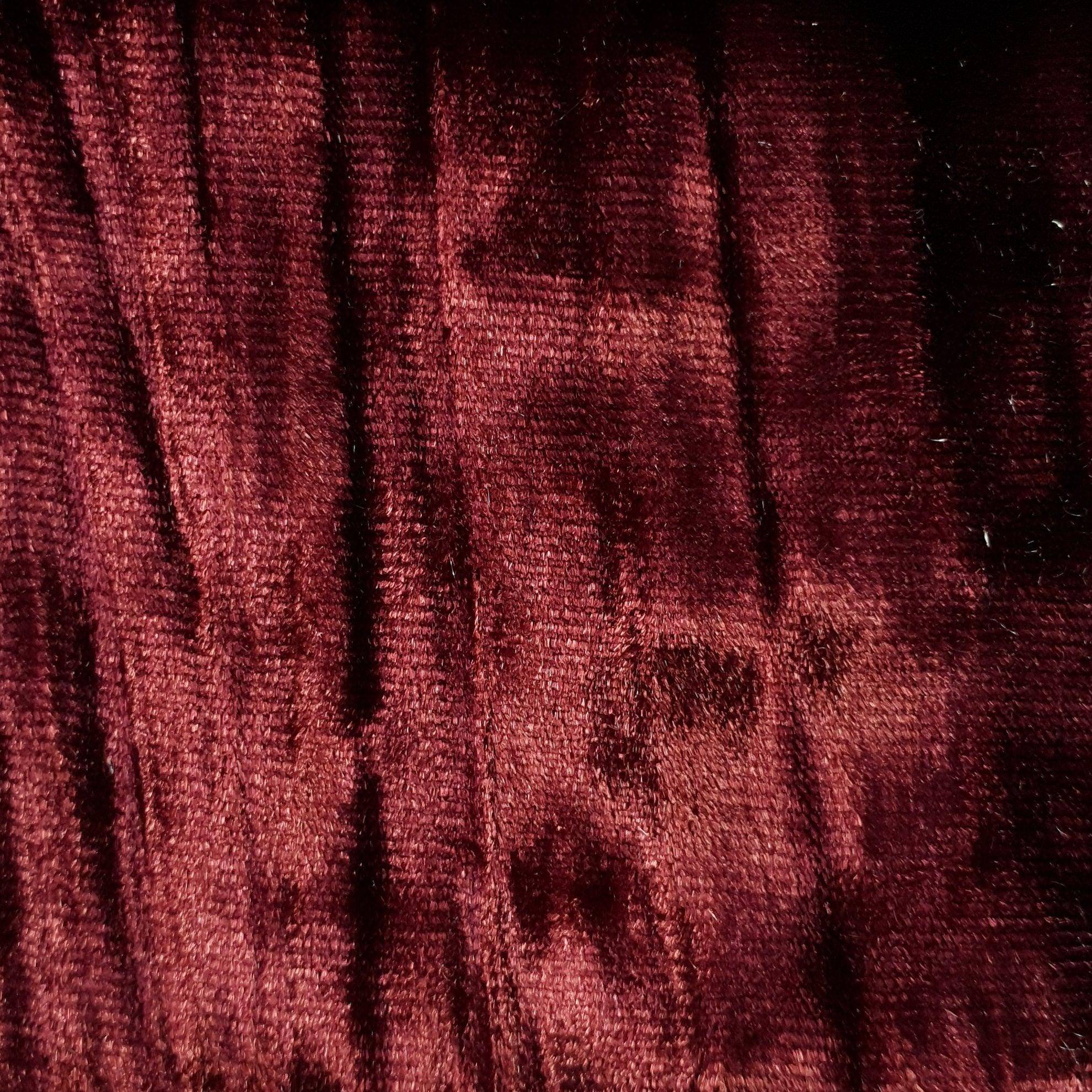 1.Beige-5.Turquoise-3.Pink-4.Purple-2.Silver - Crinkle Velvet Fabric - FAB 1095