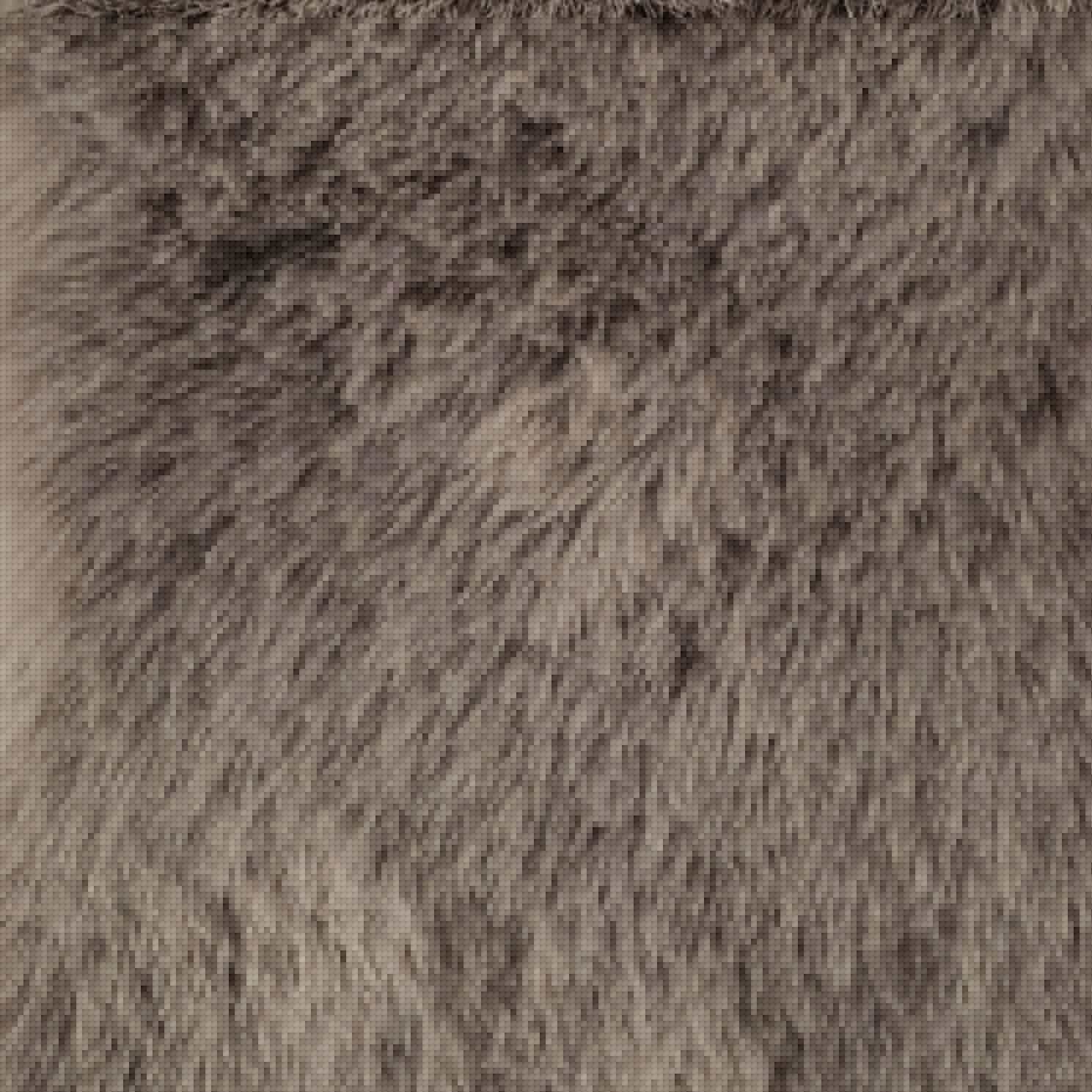 1.Ivory-2.Beige-3.Indi Pink-4.Silver Grey-5.Grey - High Pile Faux Fur Fabric - FAB 1101