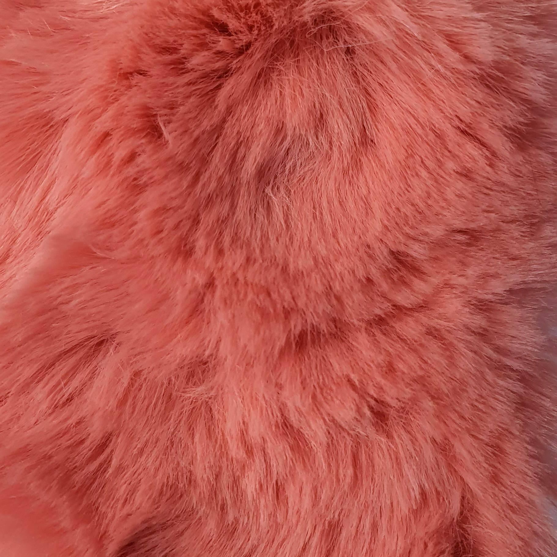 1.Ivory-2.Beige-3.Pink-4.Grey-5.Red - Faux Fur 20MM Pile Fabric - FAB 1103