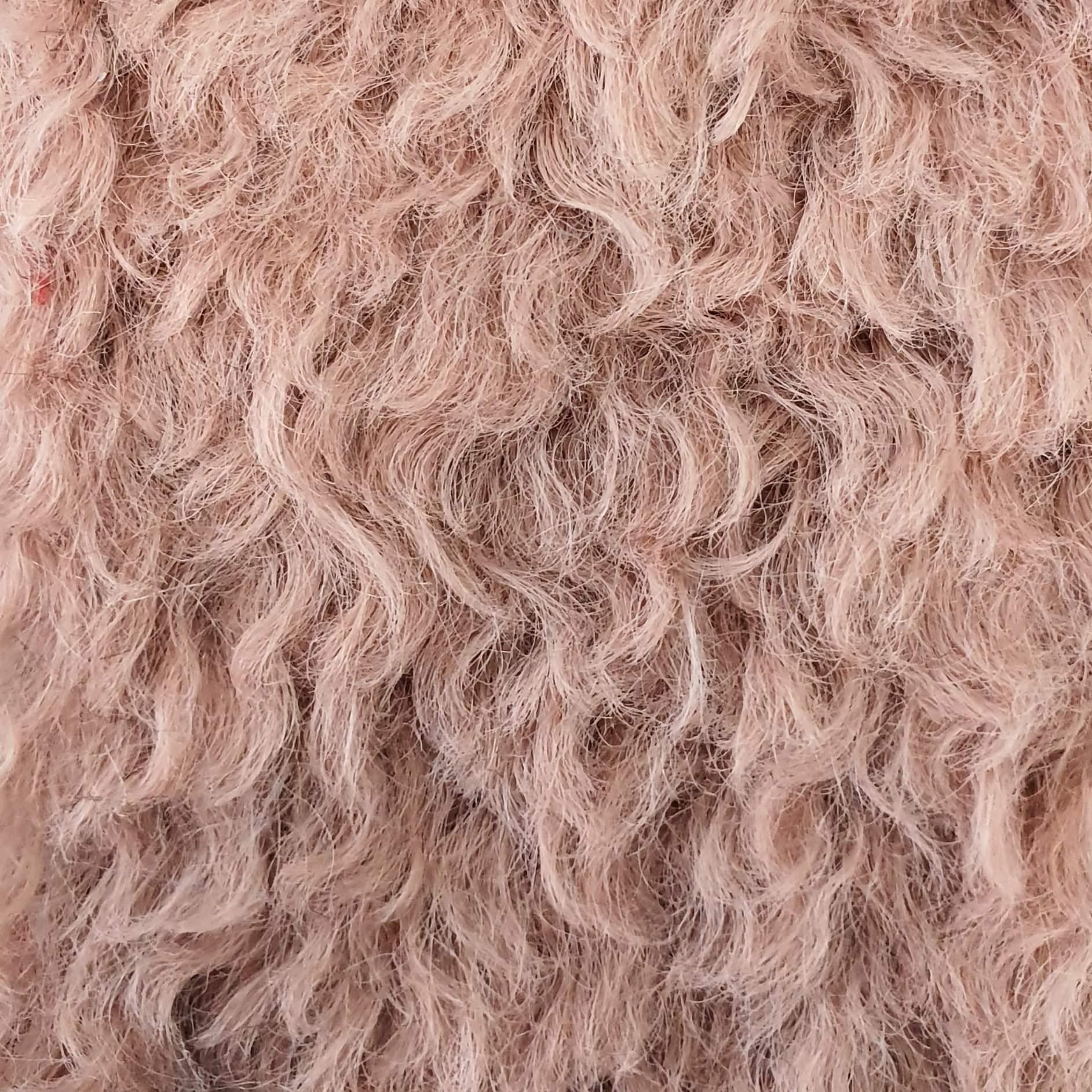 Sonata Faux Fur Fabric - FAB 1104 - 1.Pink