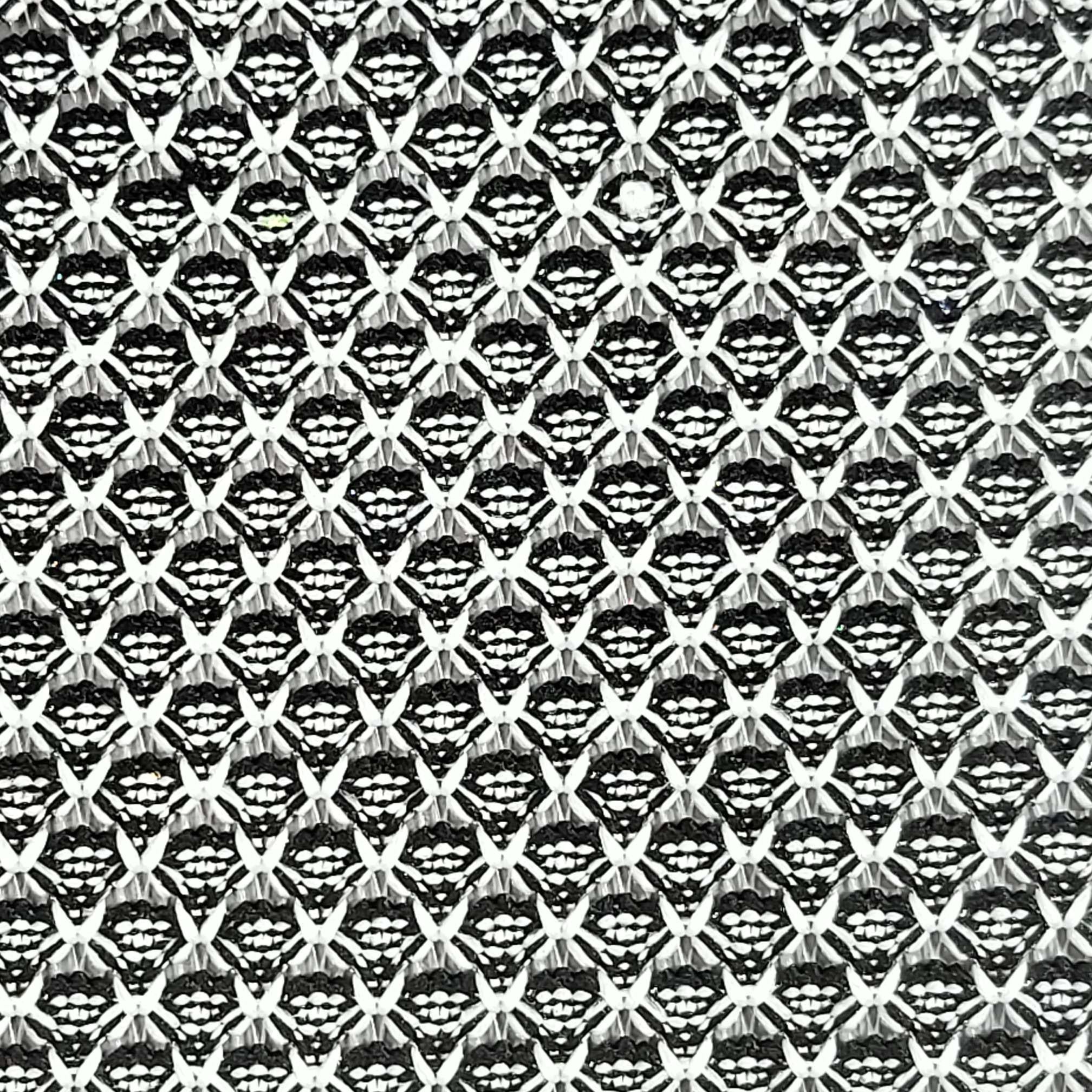 Yarn Dyed Jacquard Mesh Fabric - FAB 1130 - 1.White