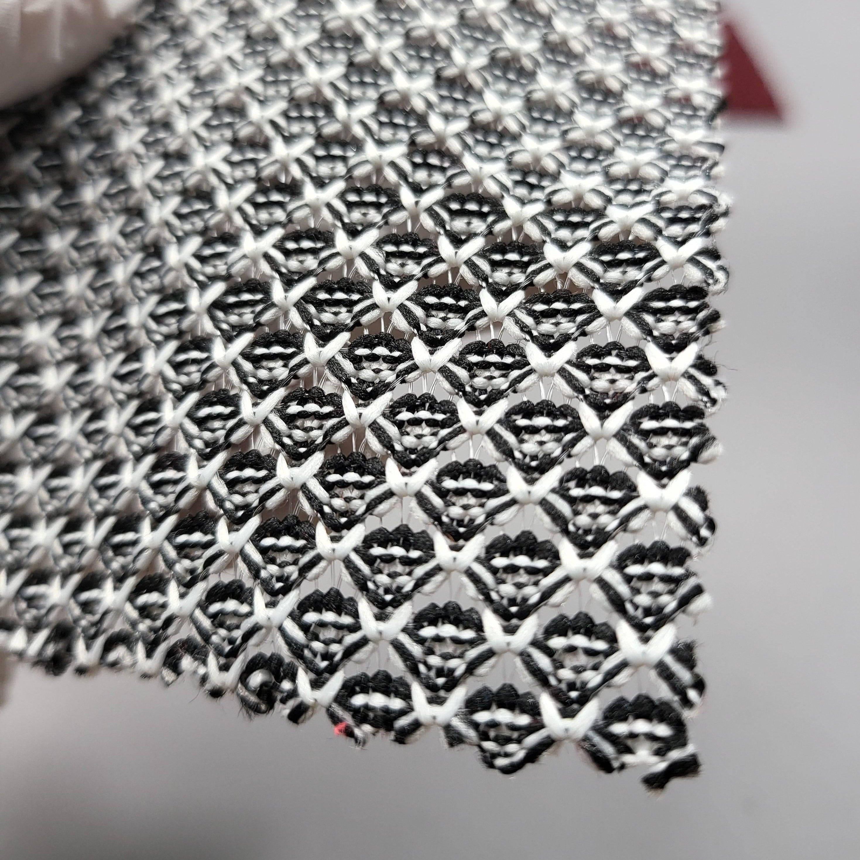 Yarn Dyed Jacquard Mesh Fabric - FAB 1130 -