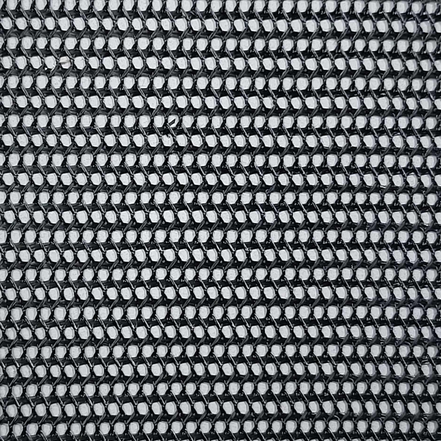 Poly Hard Mesh Fabric - FAB 1133 - 7.Black