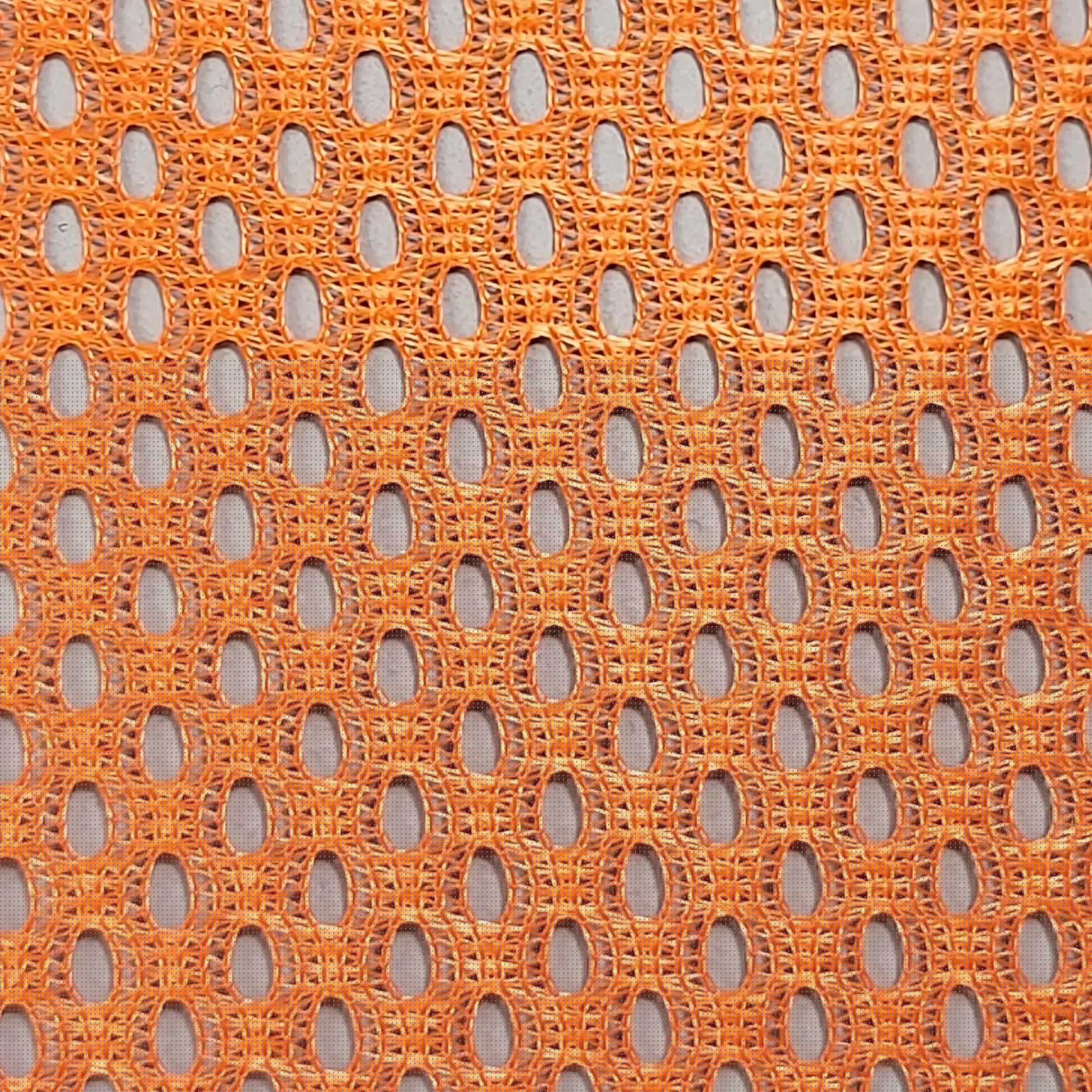 French Hard Poly Mesh Fabric - FAB 1135 - 10.Orange