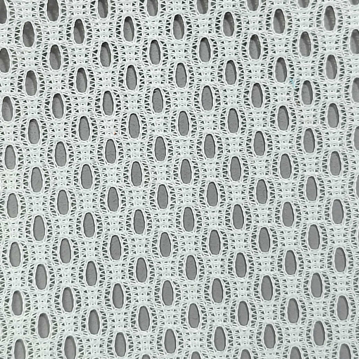 French Hard Poly Mesh Fabric-Red