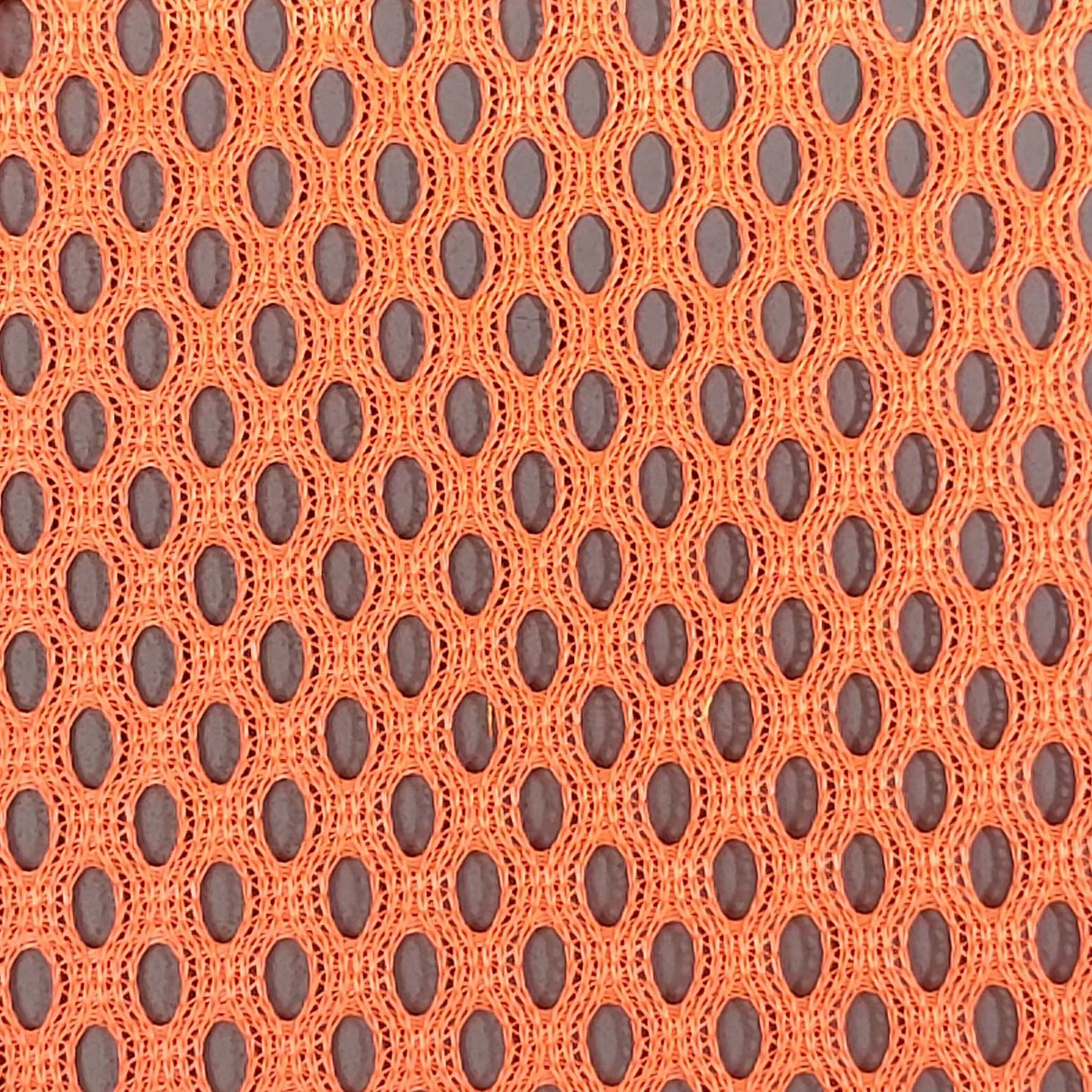 French Hard Poly Mesh Fabric | FAB1135 | 1.Green, 2.Orange, 3.Green, 4.Pink, 5.Black, 6.White, 7.Navy, 8.Grey, 9.Charcoal, 10.Orange by Fabricis.com #