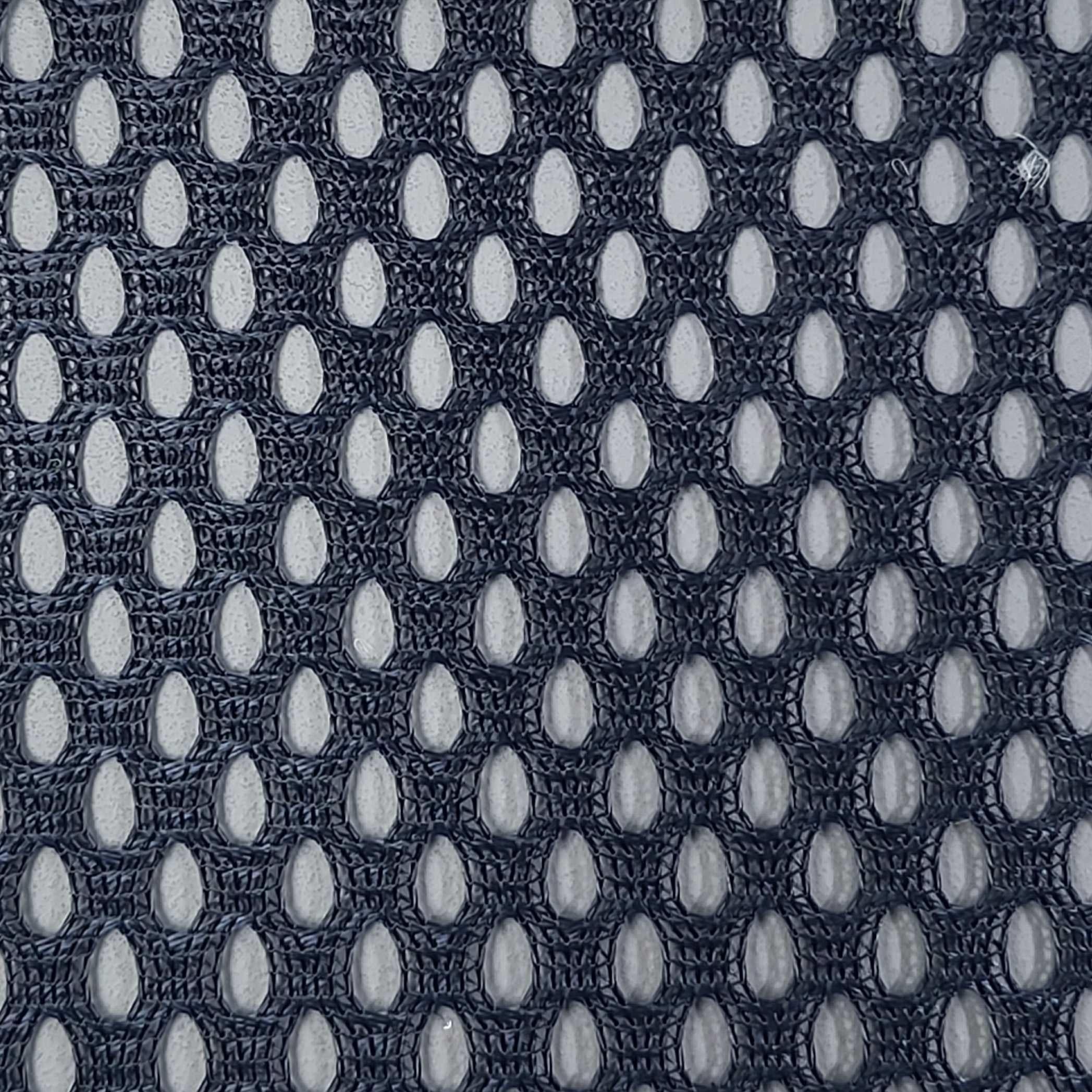 French Hard Poly Mesh Fabric - FAB 1135 - 7.Navy
