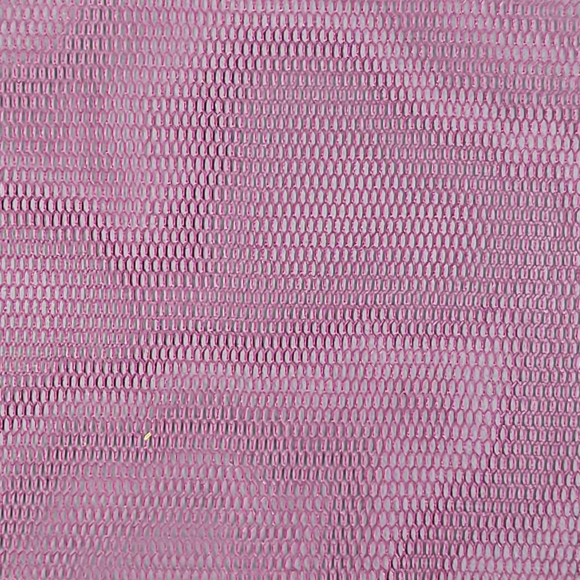 Hexagon Hard Poly Mesh Fabric - FAB 1141 - 1.Purple