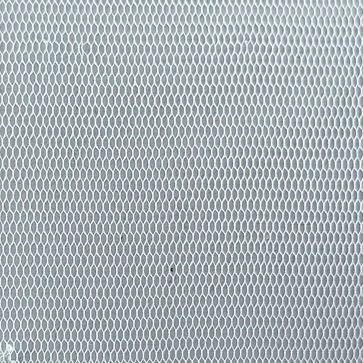 Hexagon Hard Poly Mesh Fabric-Ivory