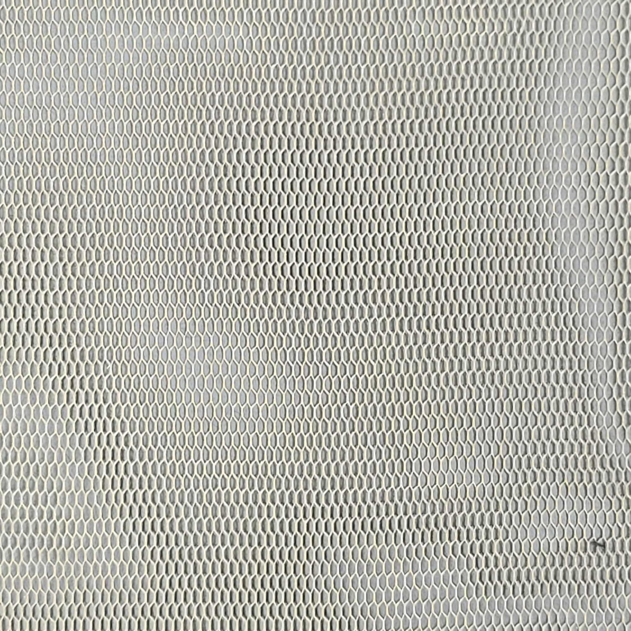 Hexagon Hard Poly Mesh Fabric - FAB 1141 - 2.Yellow
