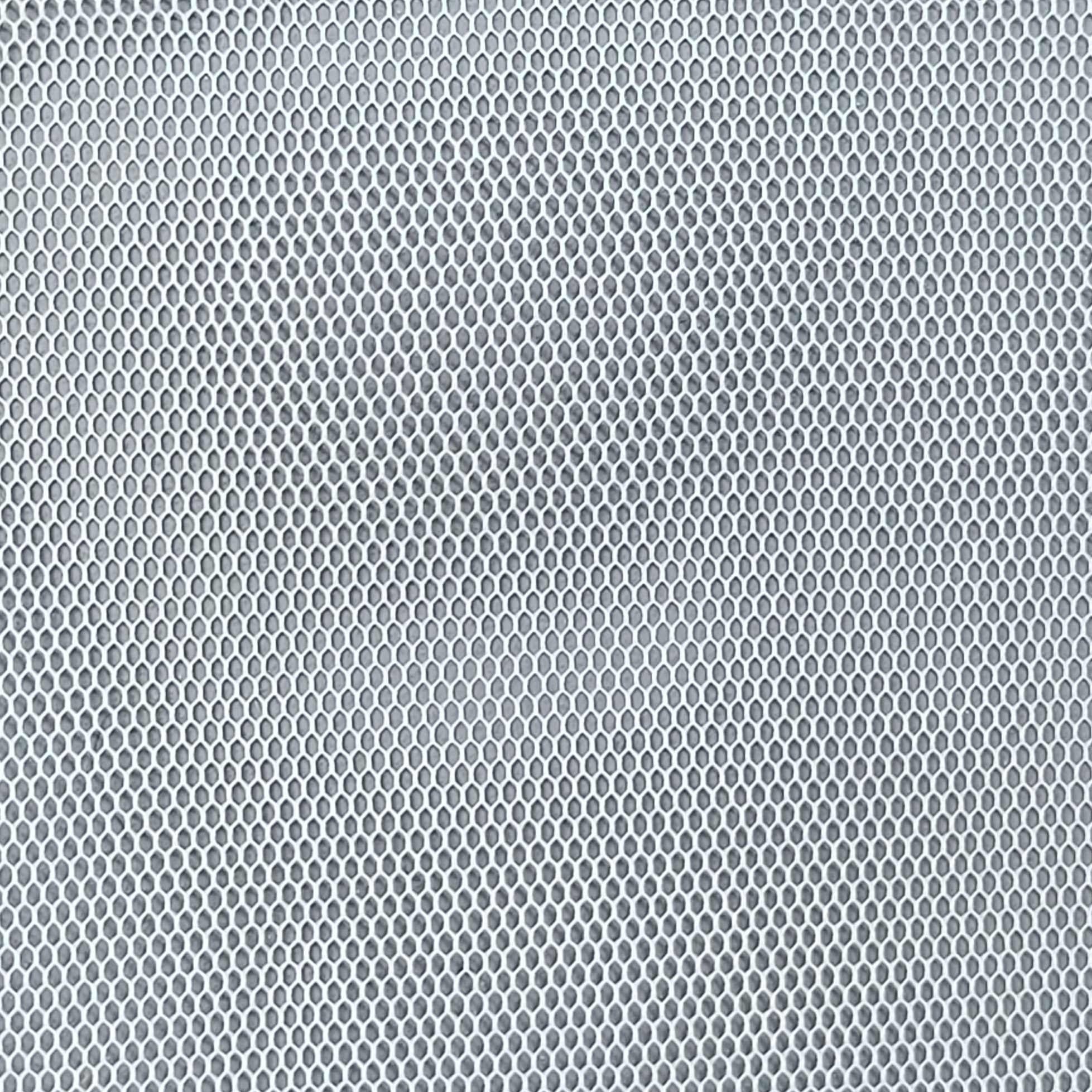 Hexagon Hard Poly Mesh Fabric - FAB 1141 - 20.Ivory