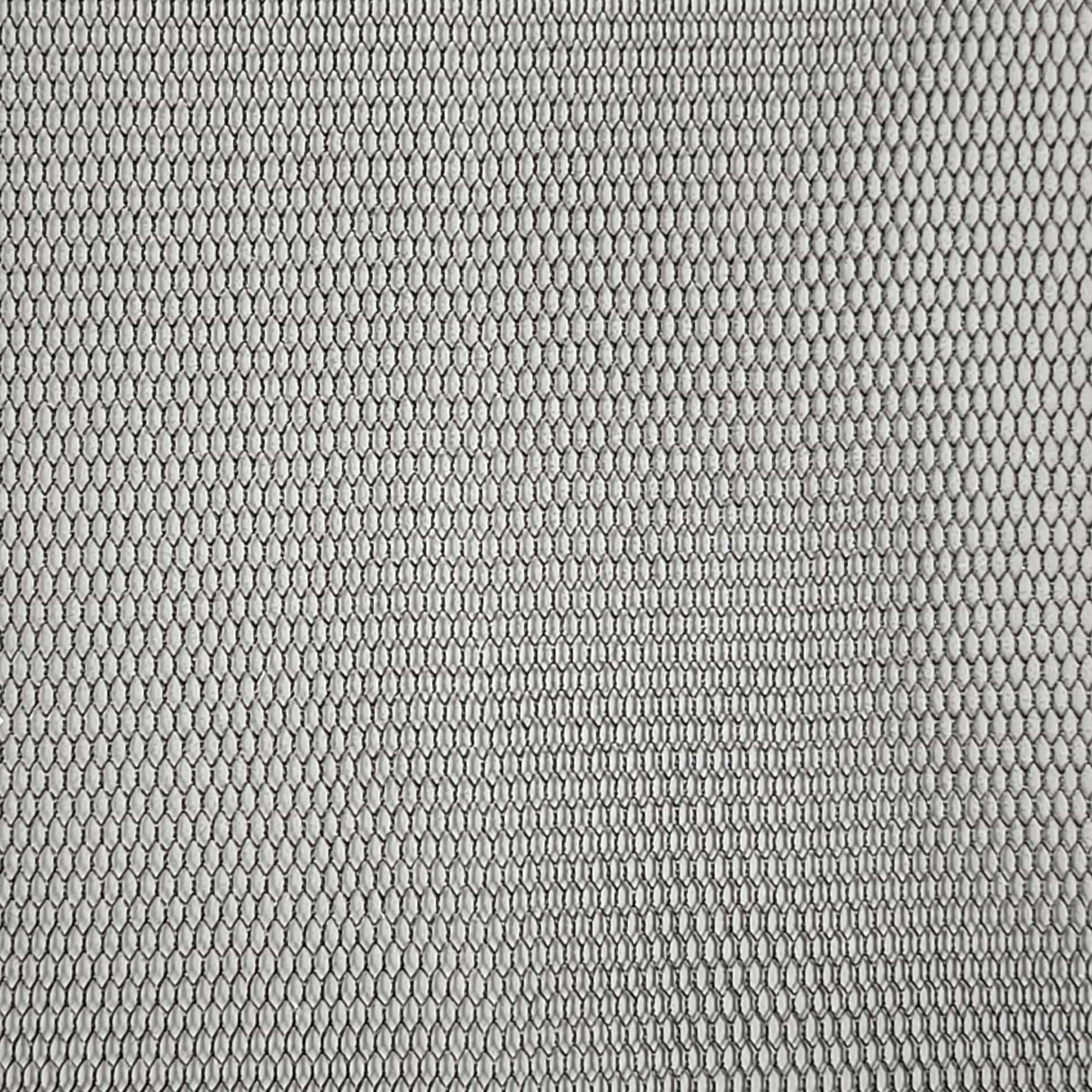 Hexagon Hard Poly Mesh Fabric - FAB 1141 - 5.Brown