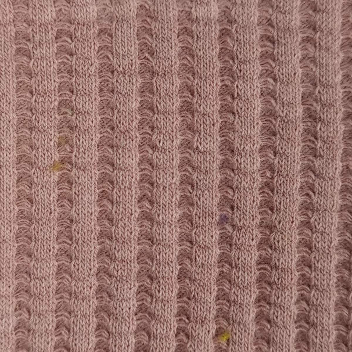 Waffle Cotton Polyester Spandex Woven Fabric - FAB 1163 - 1.Careys Pink