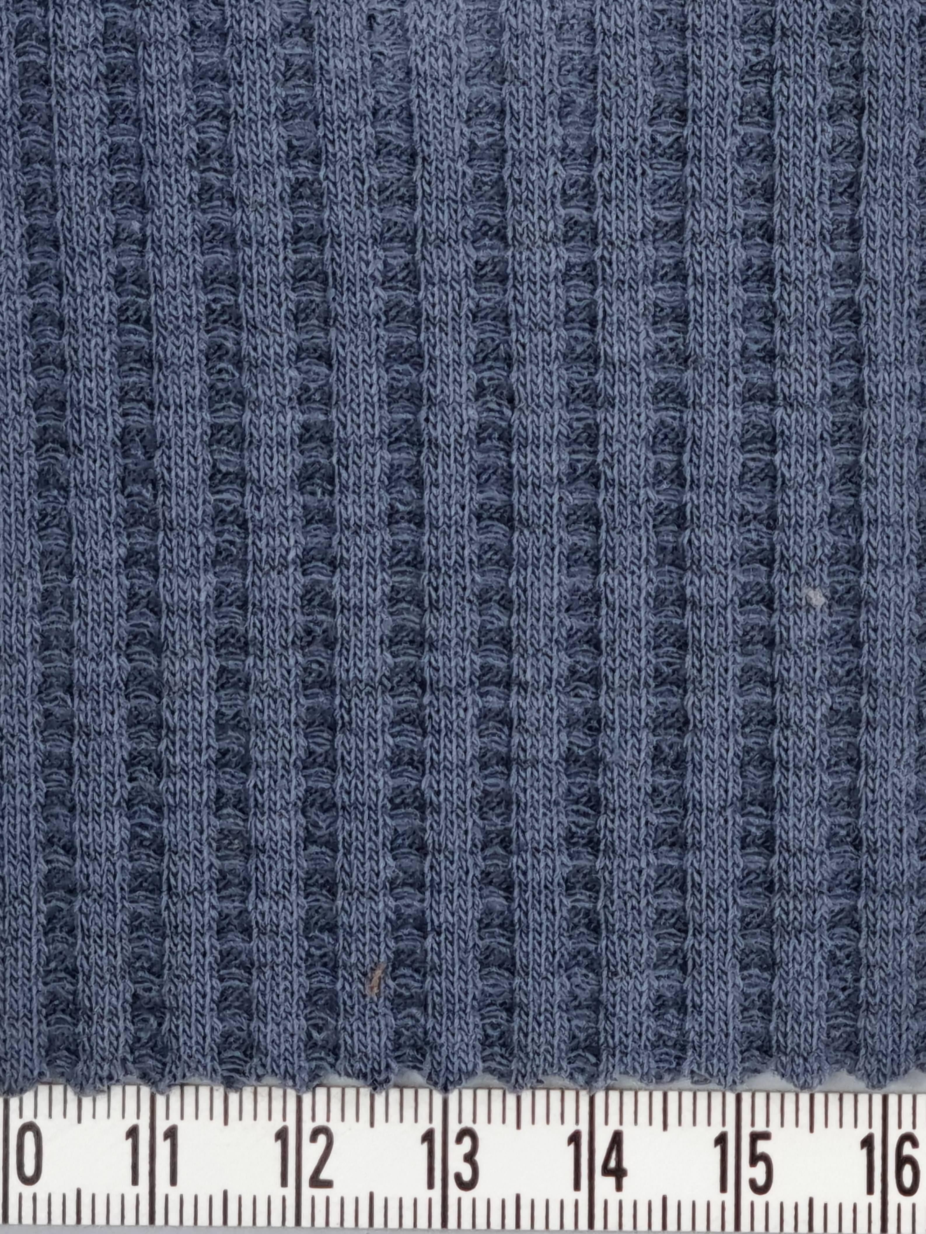 Waffle Cotton Polyester Spandex Woven Fabric - FAB 1163 -