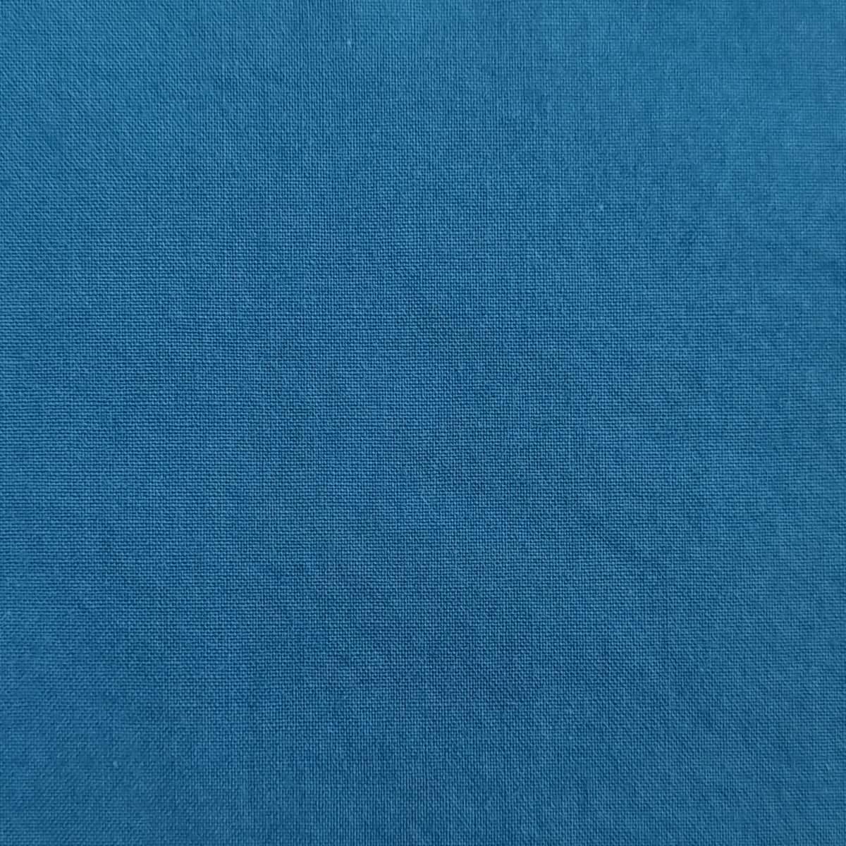 60'S Bio Washing Cotton Woven Fabric-Facebook Blue