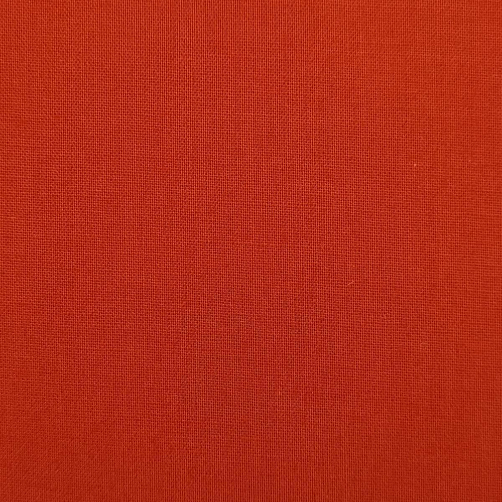 60'S Cotton Woven Fabric-Fire Brick