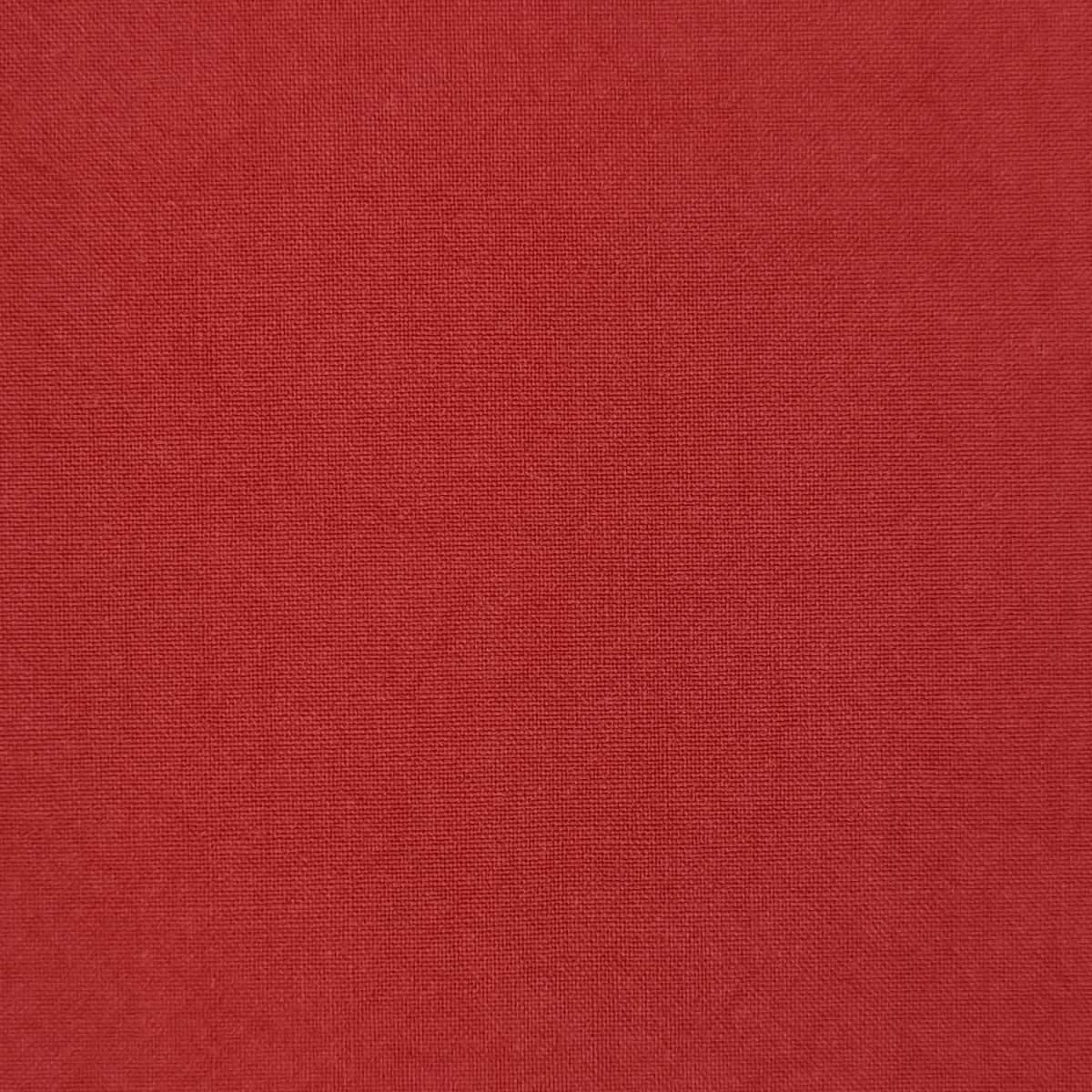 Cotton Woven Fabric-Brick Red