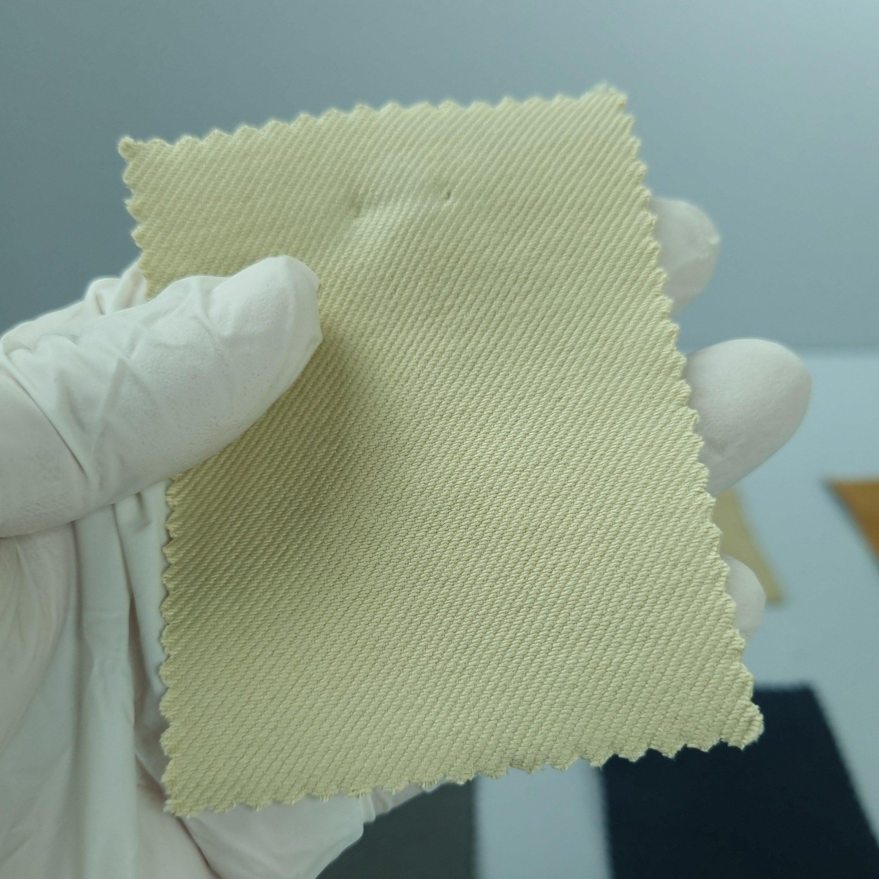 1.Thatch-2.Bali Hai-3.Beryl Green-4.Pavlova-5.Hillary - 10'S Twill Cotton Spandex Woven Fabric - FAB 1189