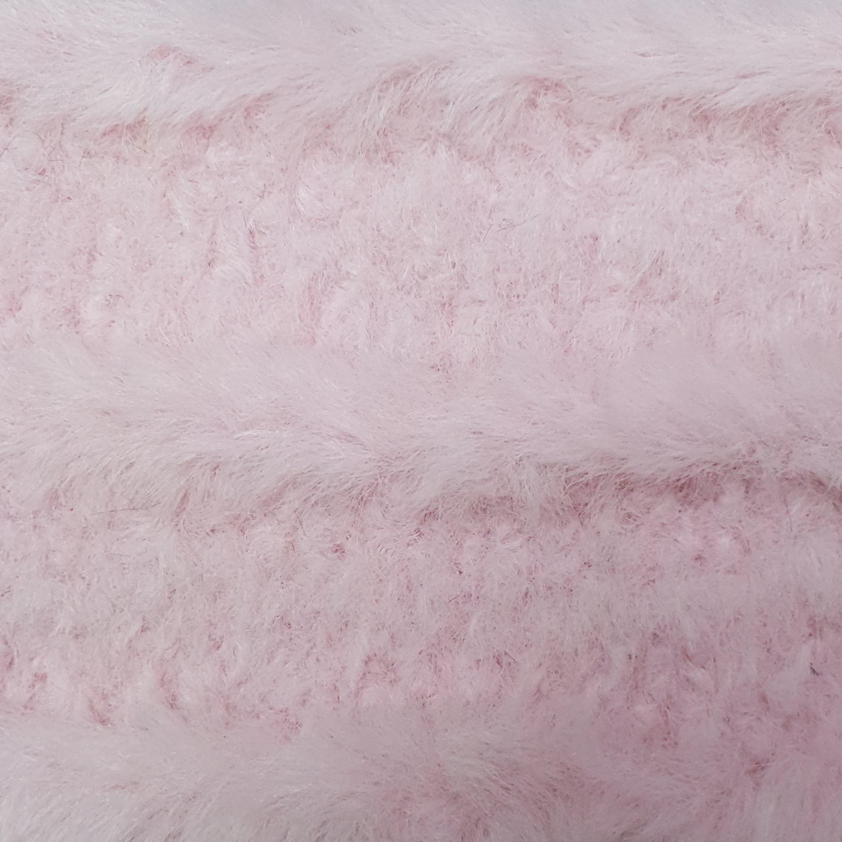 Embossing Faux Fur Fabric - FAB 1199 - 6.Flamingo