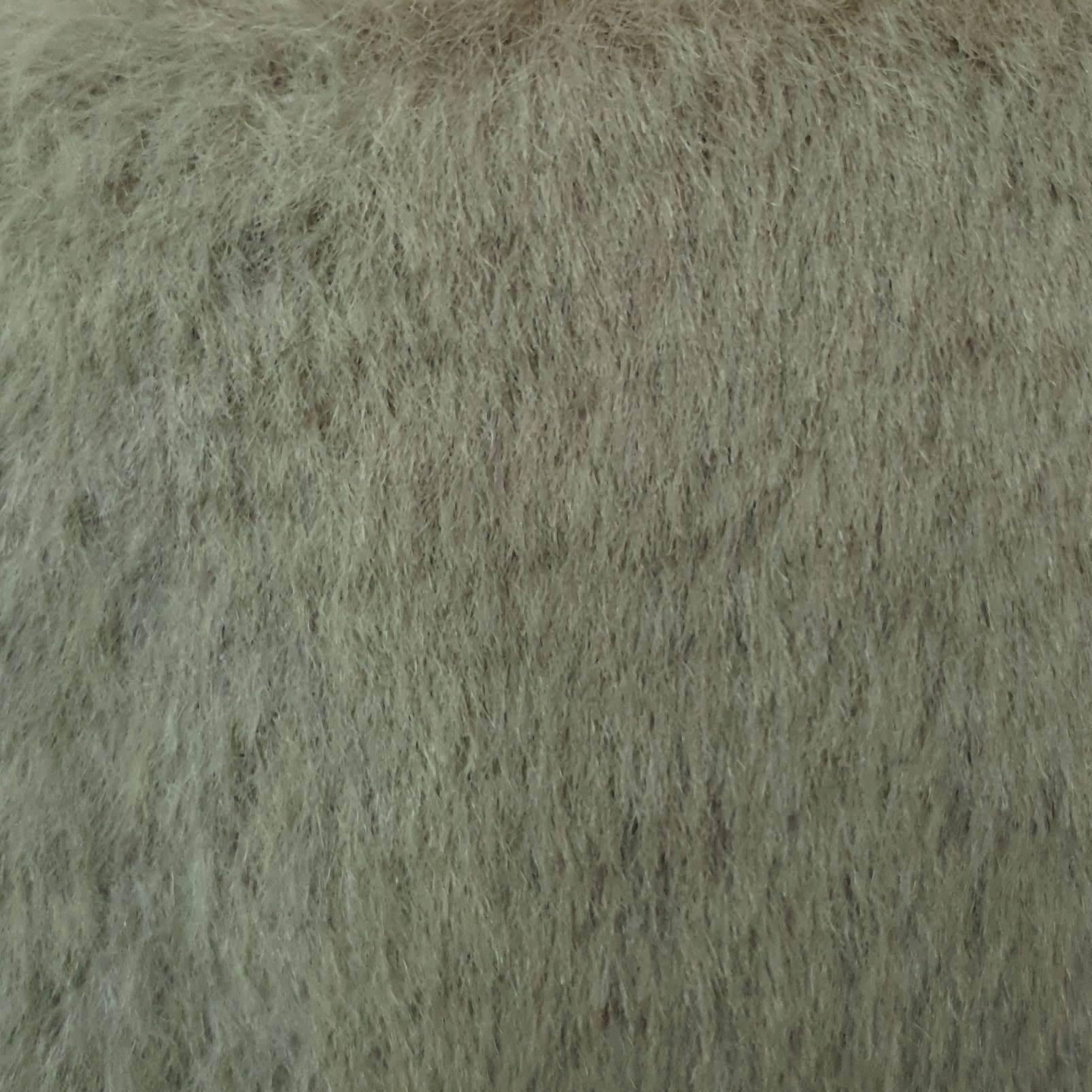 1.Sepia-2.White-3.Pearl-4.Egg Shell-5.Hazelnut - 10MM Faux Fur Fabric - FAB 1200