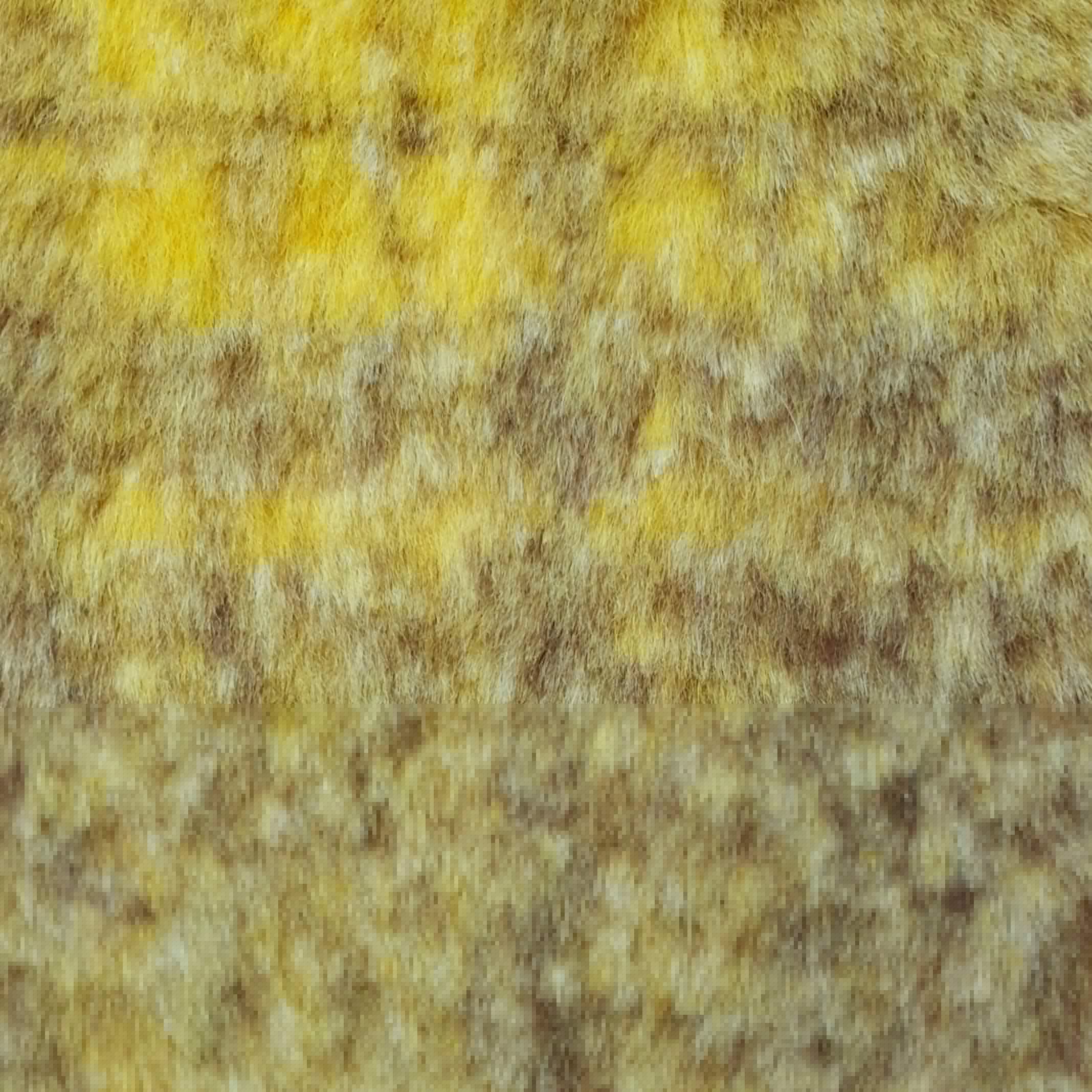 Vivid Check Faux Fur - FAB 1202 - 5.Yellow