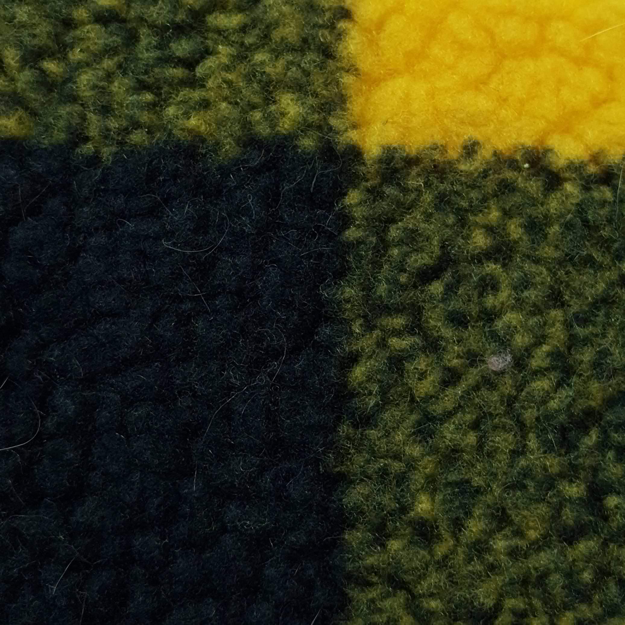 1.Orange-2.Cobalt-3.Cherry-4.Cerulean/Black-5.Juniper - Check Faux Fur - FAB 1203