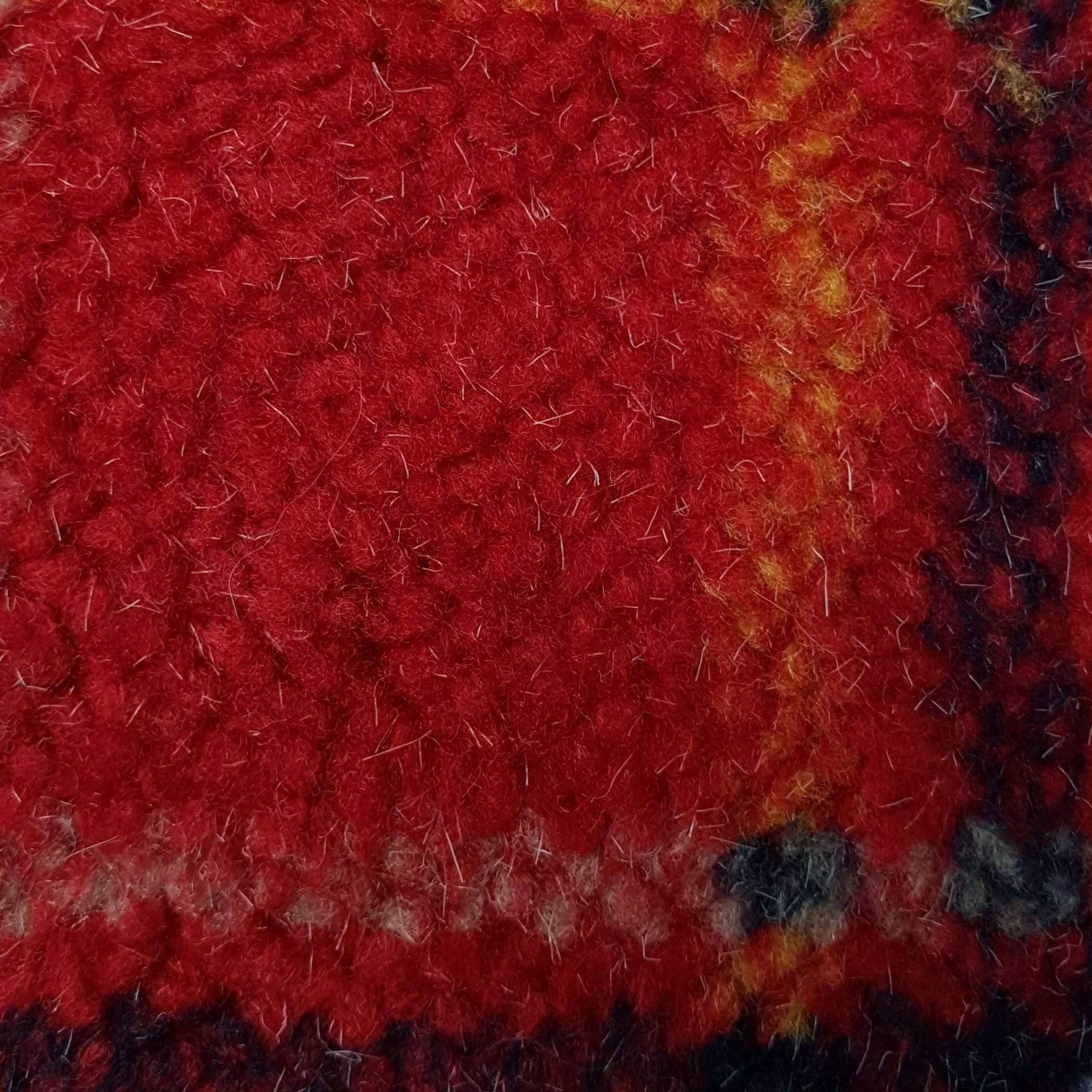 1.Orange-2.Cobalt-3.Cherry-4.Cerulean/Black-5.Juniper - Check Faux Fur - FAB 1203