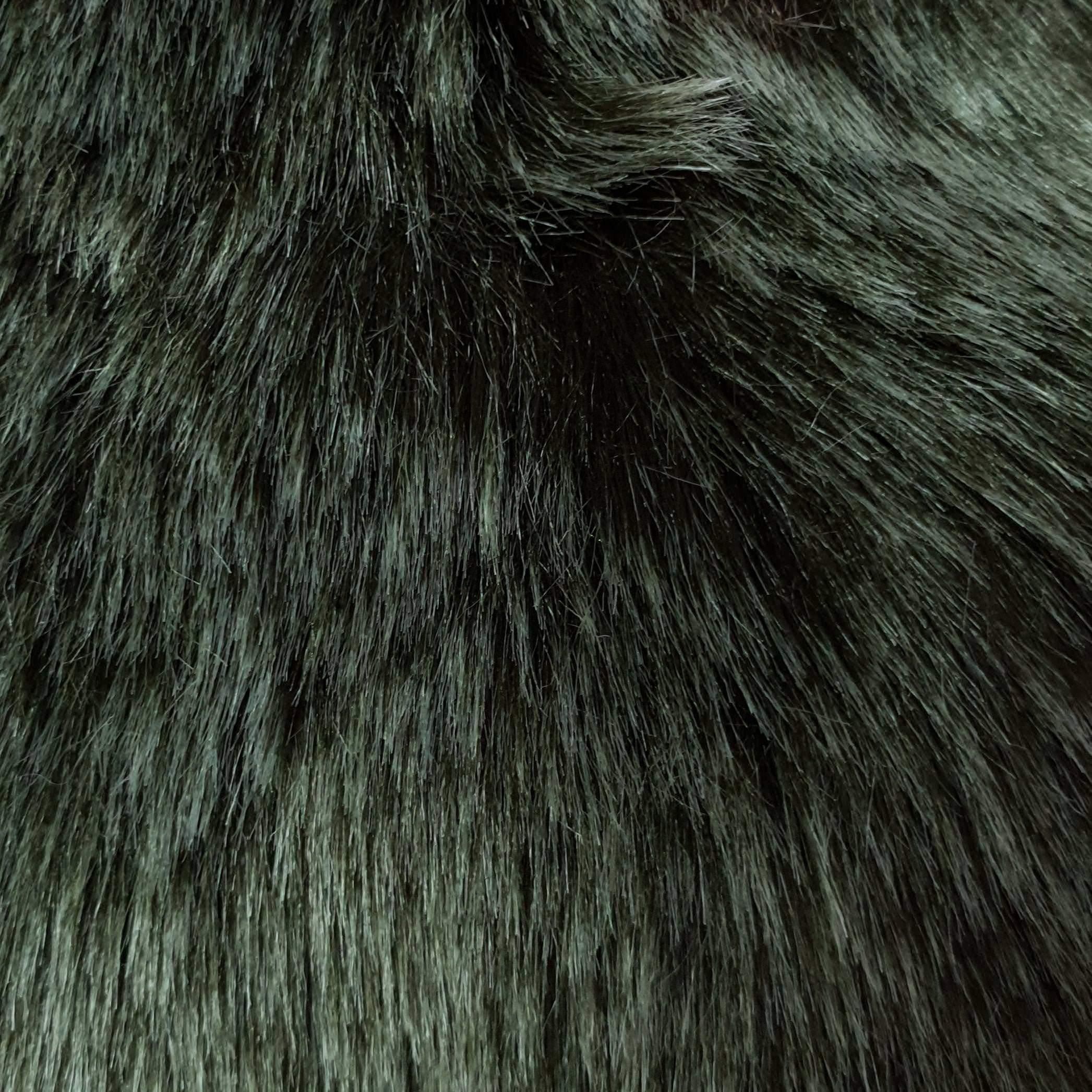 Faux Fur By Discharge effect - FAB 1204 - 1.Brown