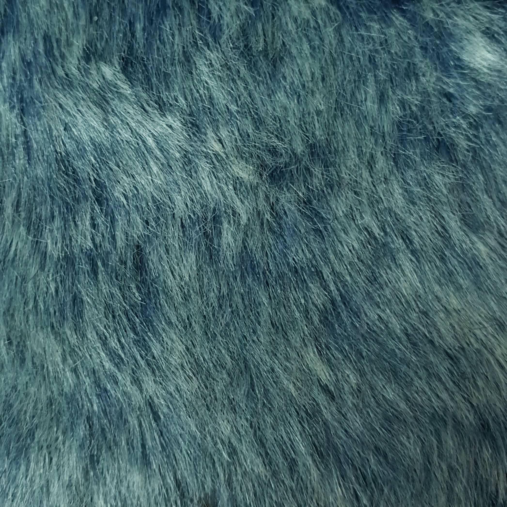 Faux Fur By Discharge effect - FAB 1204 - 4.Stone