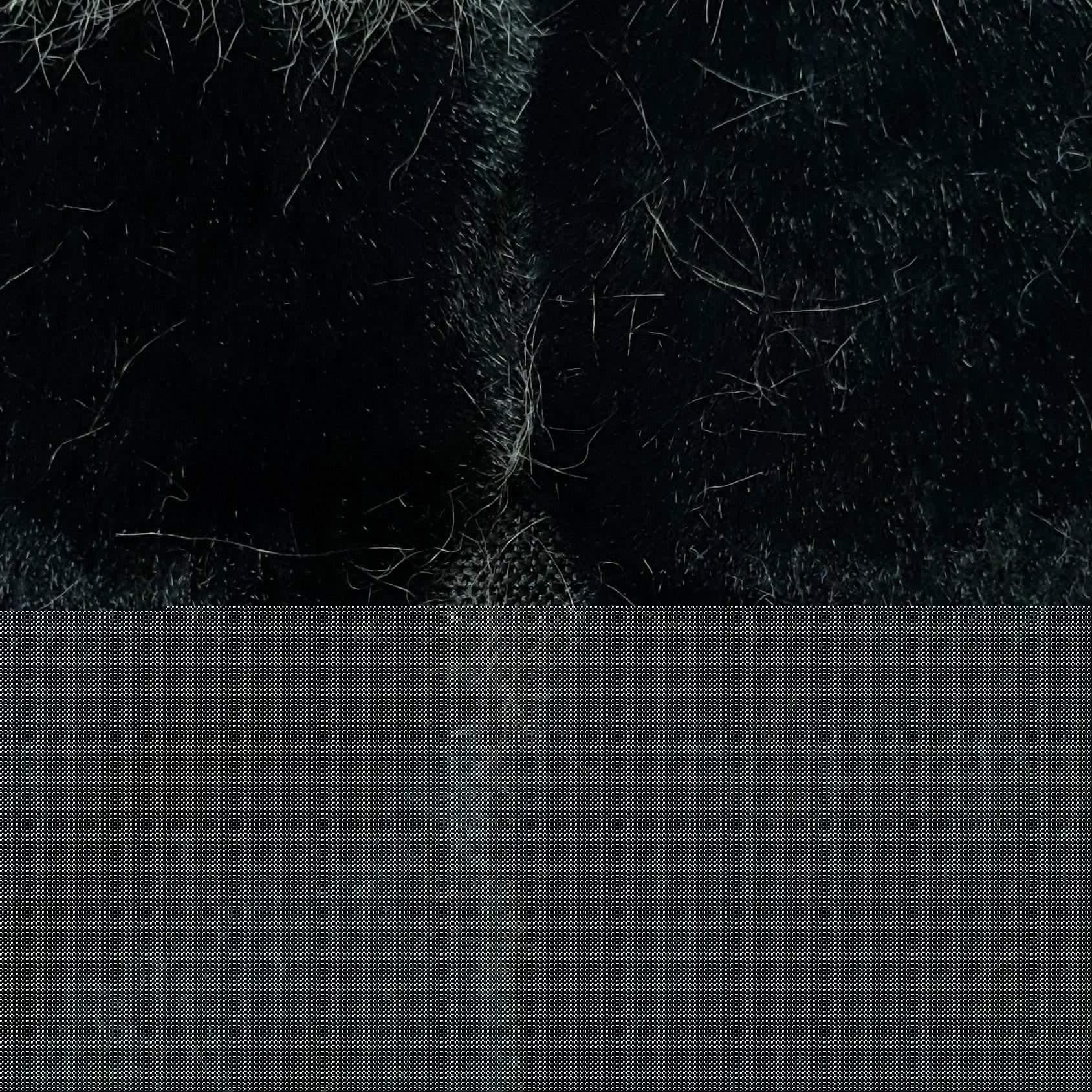 Square Texture Faux Fur Fabric - FAB 1208 - 3.Black