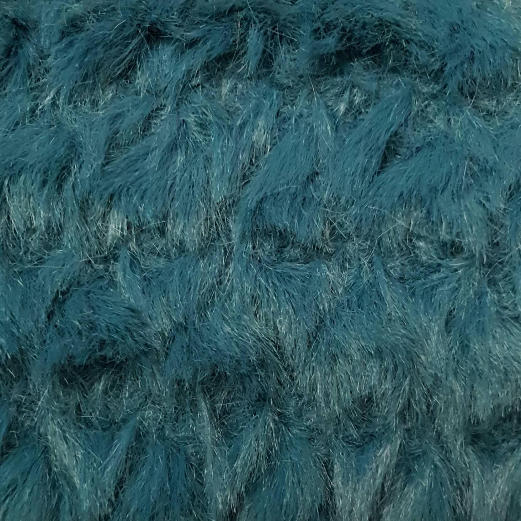 Texture Faux Fur Poly Fabric - FAB 1209 - 3.Ocean