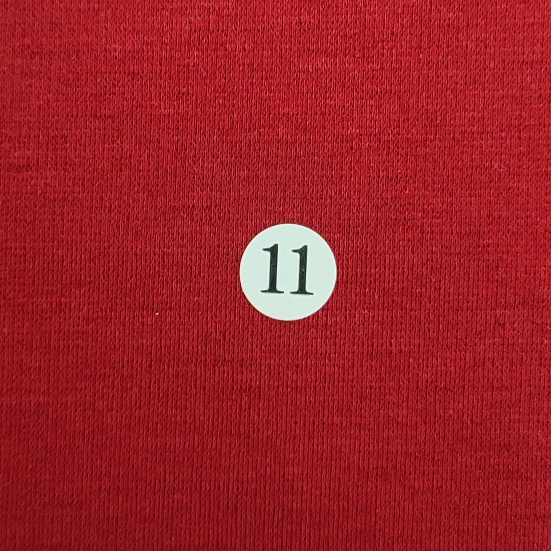 CVC Spandex Ponte Knit-Red