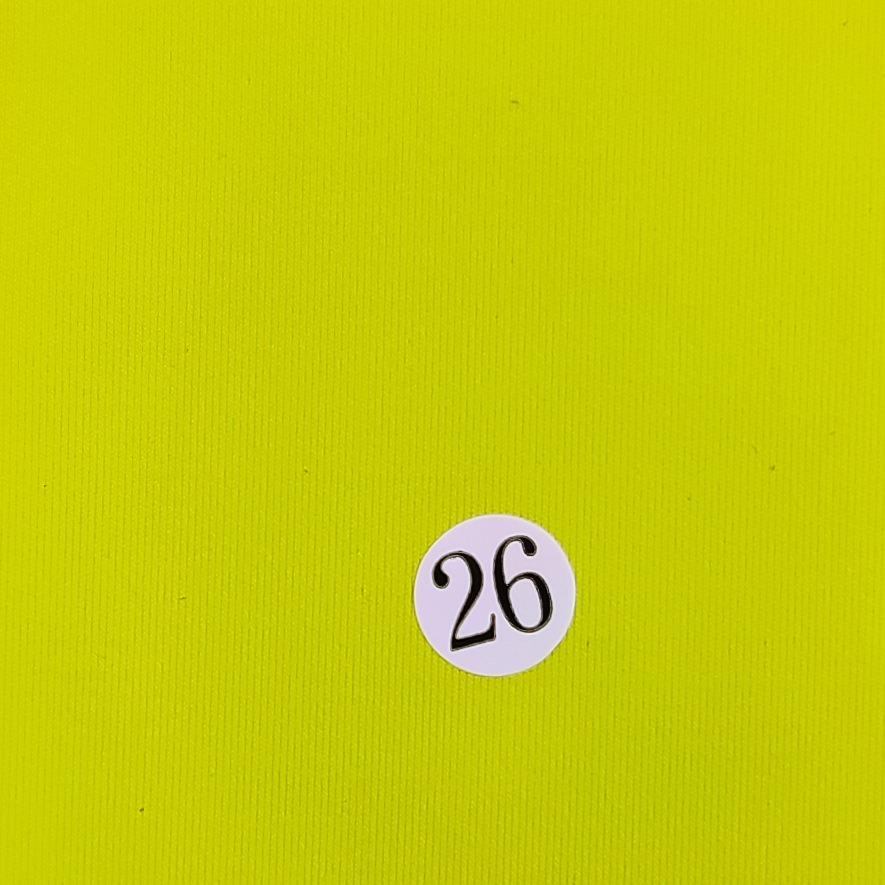 1.Green-2.Blue-3.Grey-4.Garnet-5.Red - Askin Polyester Spandex Knit - FAB 1244