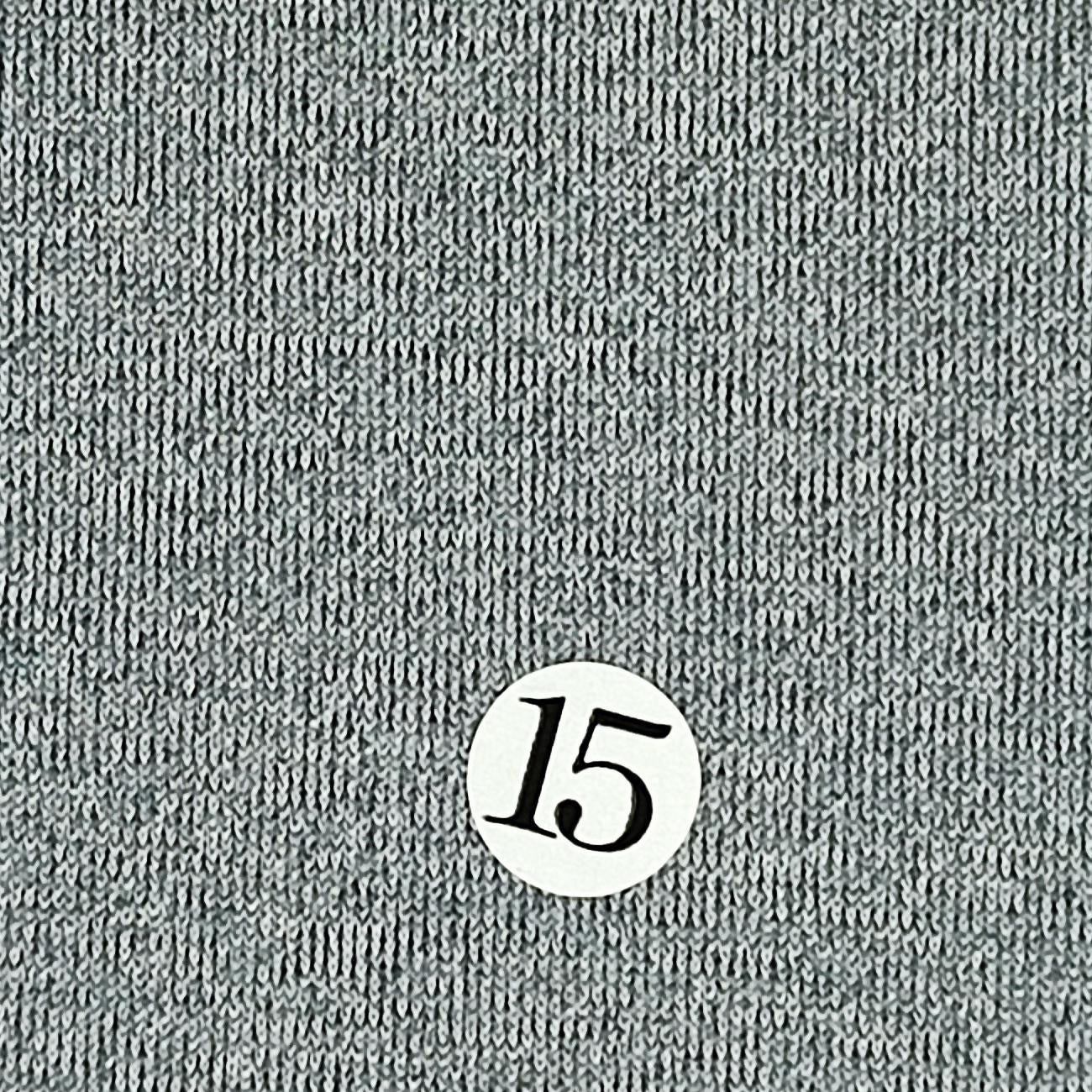 1.Melange-2.Melange-3.Melange-4.Charcoal-5.Blue - CDP Polyester Spandex Knit - FAB 1245