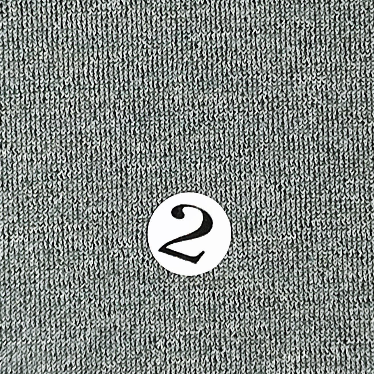 1.Melange-2.Melange-3.Melange-4.Charcoal-5.Blue - CDP Polyester Spandex Knit - FAB 1245