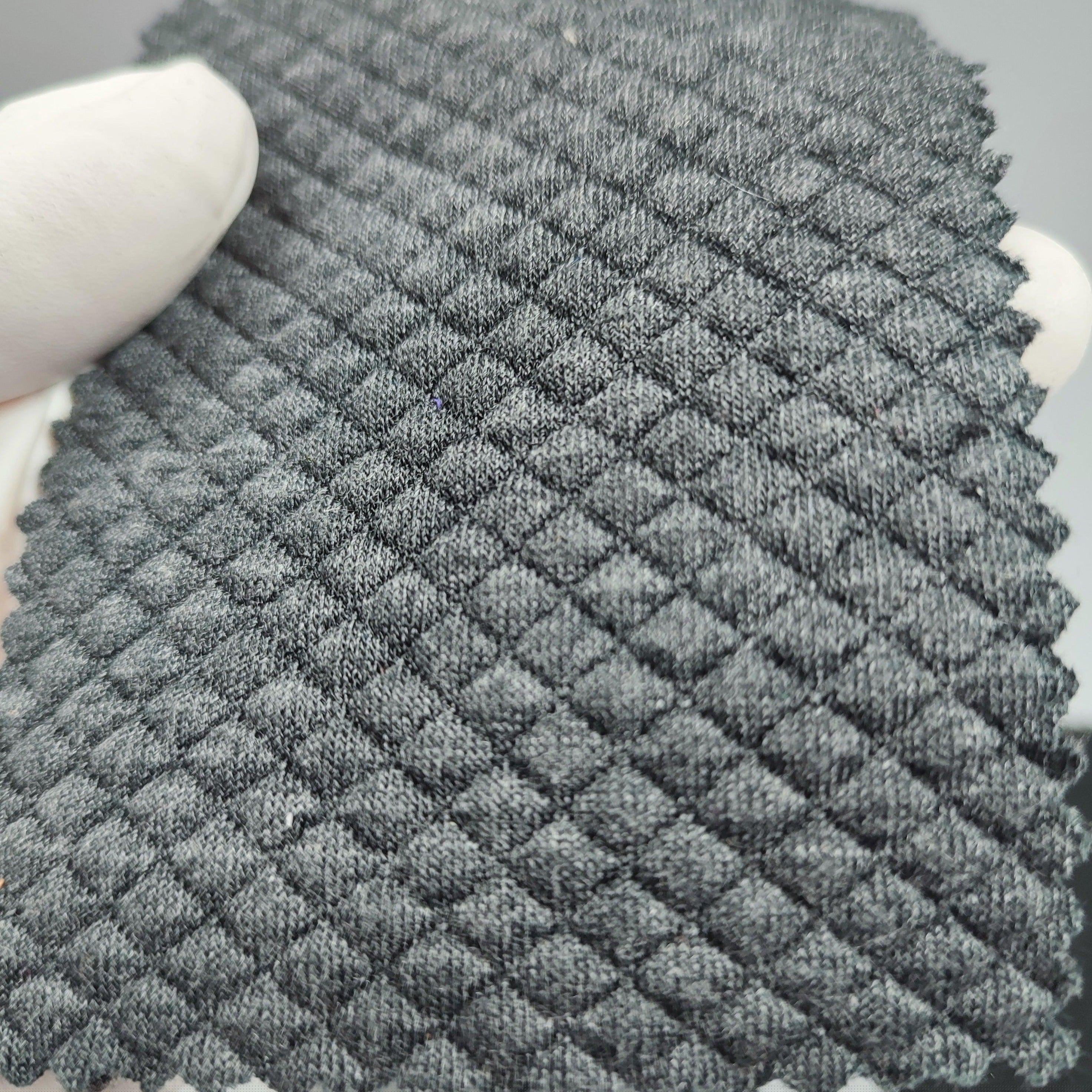 1.Charcoal-2.Grey-3.Black-Swatch - Diamond T/R/S Knit - FAB 1251