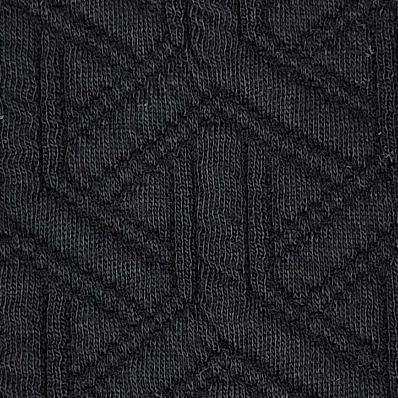 Jacquard T/R/S Knit - FAB 1253 - 4.Black