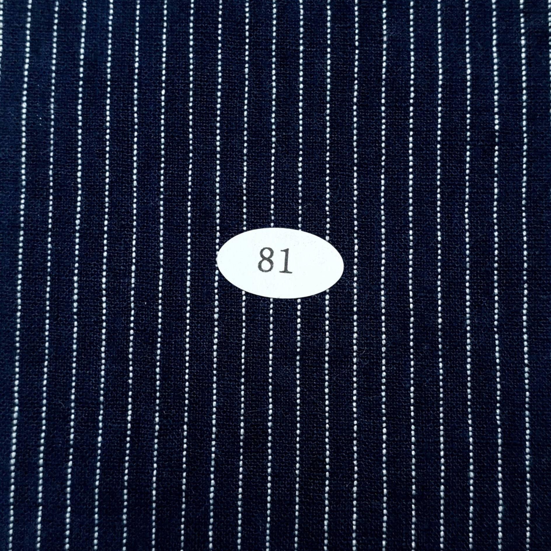 Linen Soft touch Woven Fabric - FAB 1264 - 6.Navy (81)