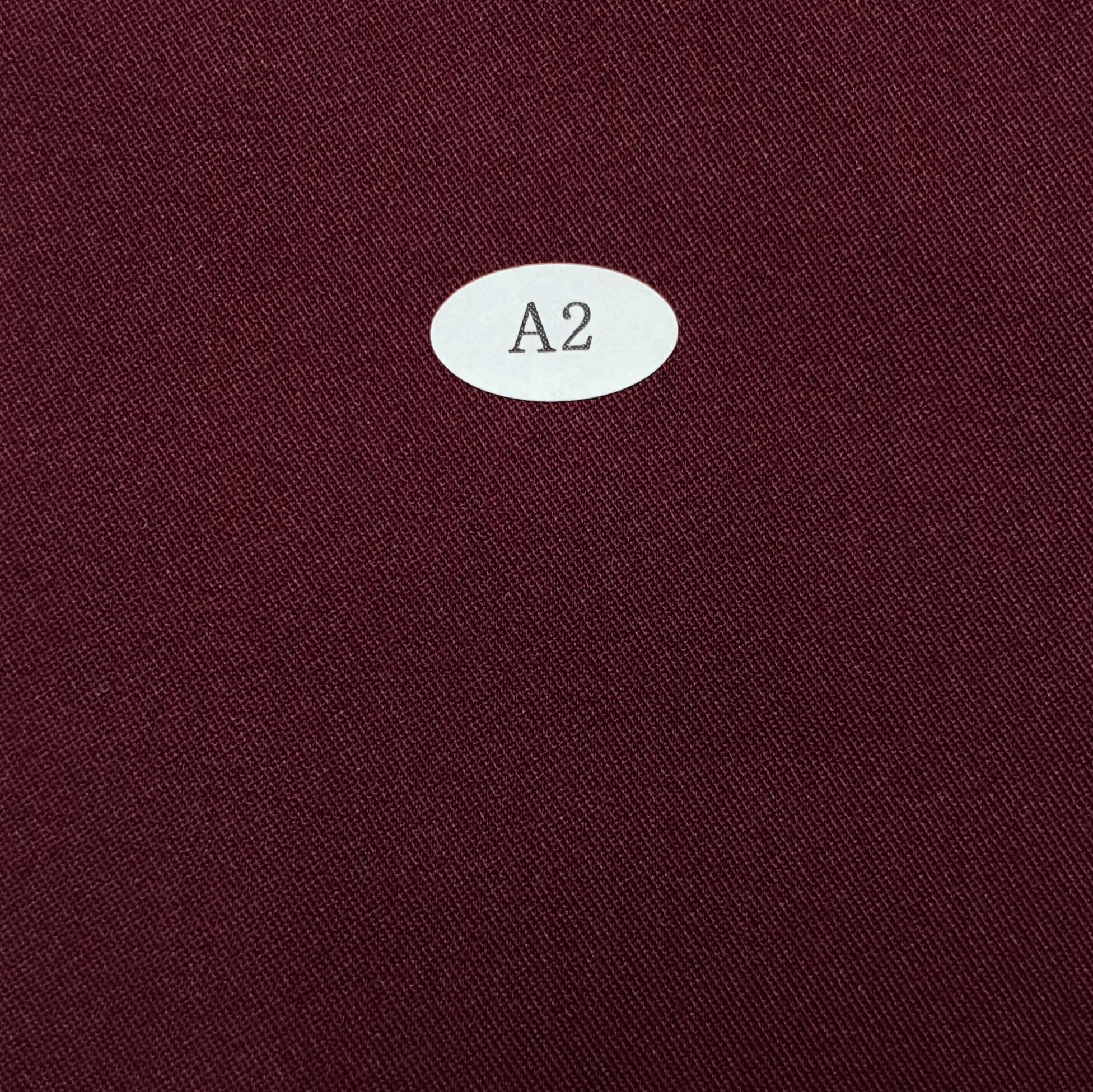 Poly Solid Woven Fabric - FAB 1272 - 4.Wine