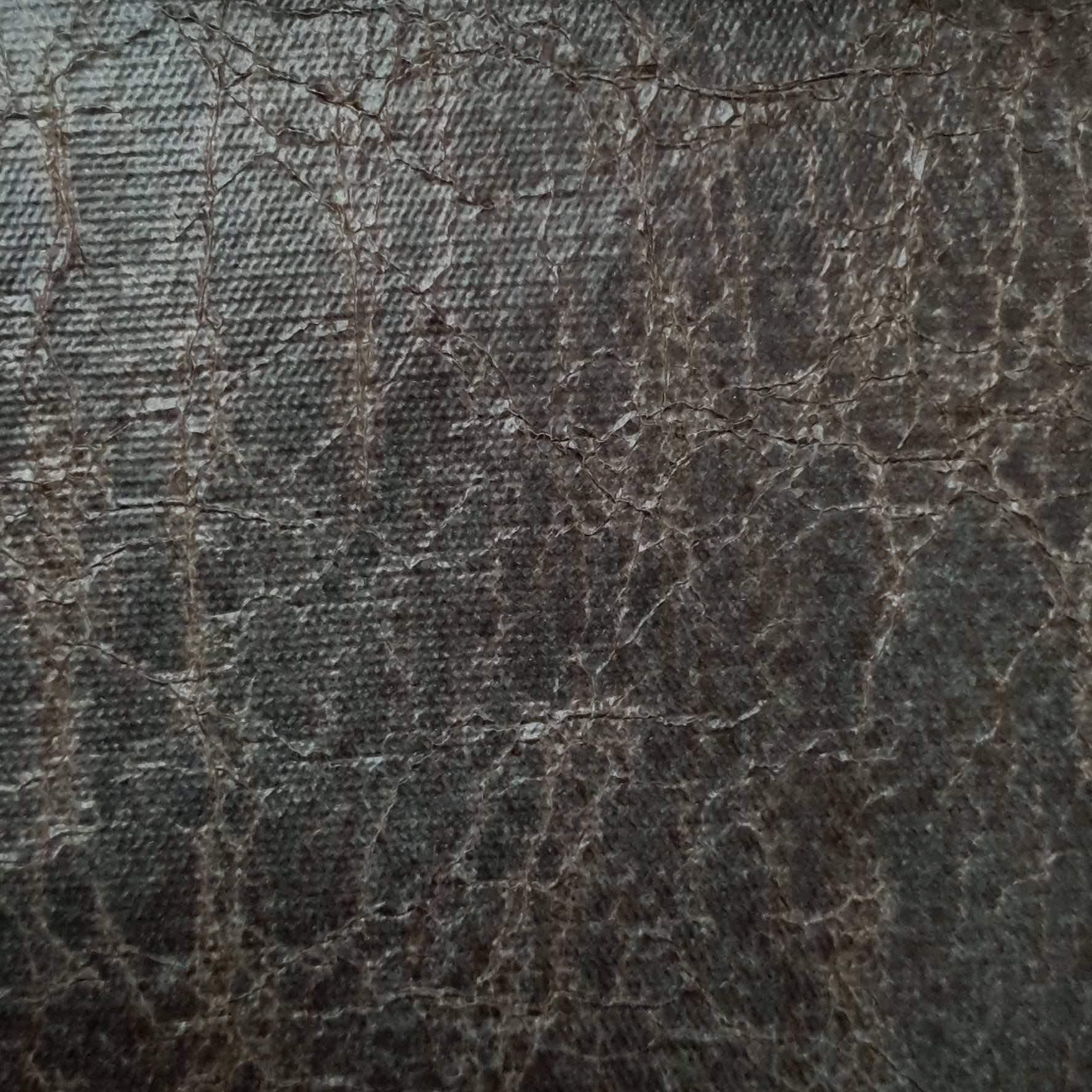 1.Brown-2.Beige Brown-3.Pink Brown-4.Teal-5.Dark Brown - Crack Effect Pu Fabric - FAB 1288