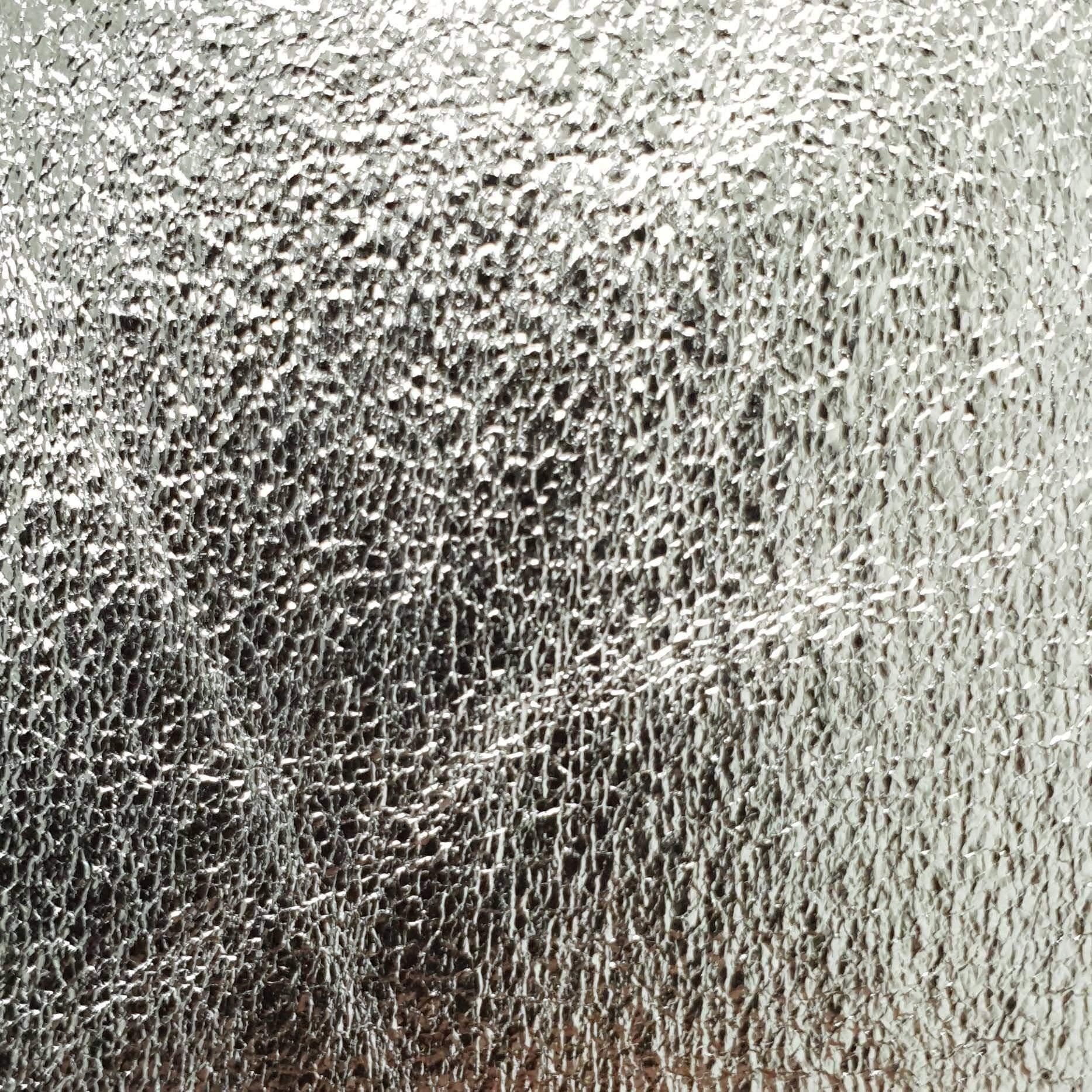 Luxury Foil PU Fabric - FAB 1290 - 2.Silver