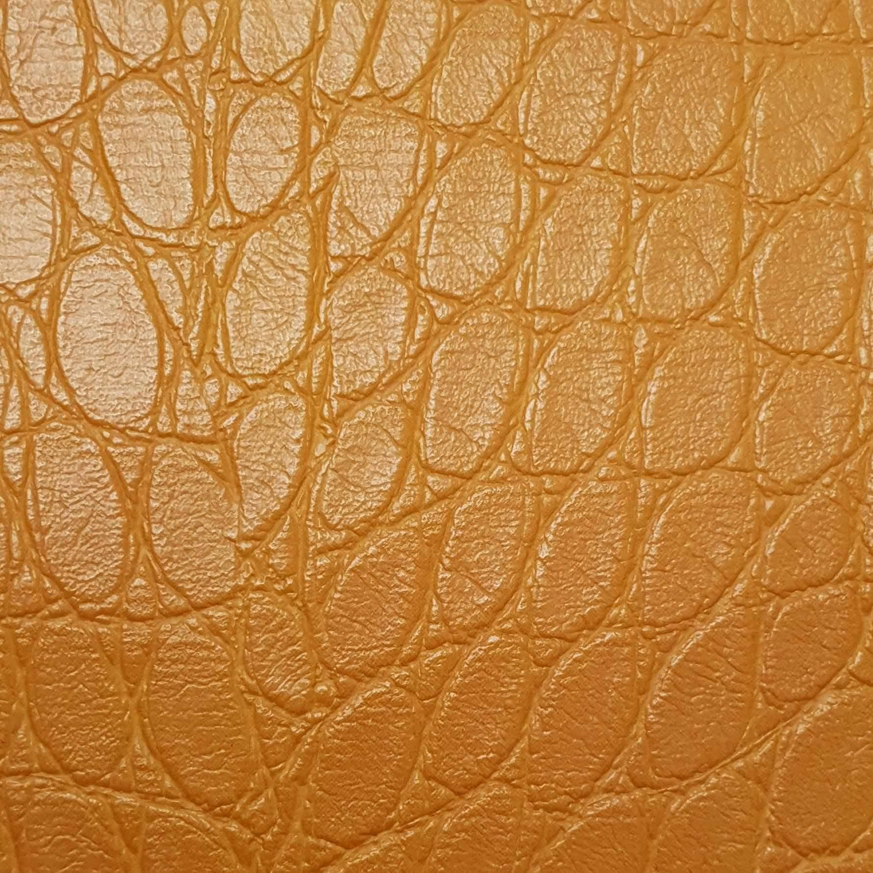 1.Dark Slate Blue-2.Sepia-3.Green-4.Pink-5.Red - Fake Crocodile Skin PU Fabric - FAB 1298